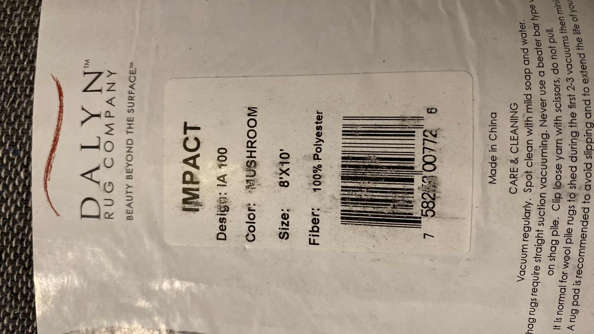 Photo 1 of DALYN IMPACT MUSHROOM COLOR SHAG AREA RUG 8‘ x 10‘ 