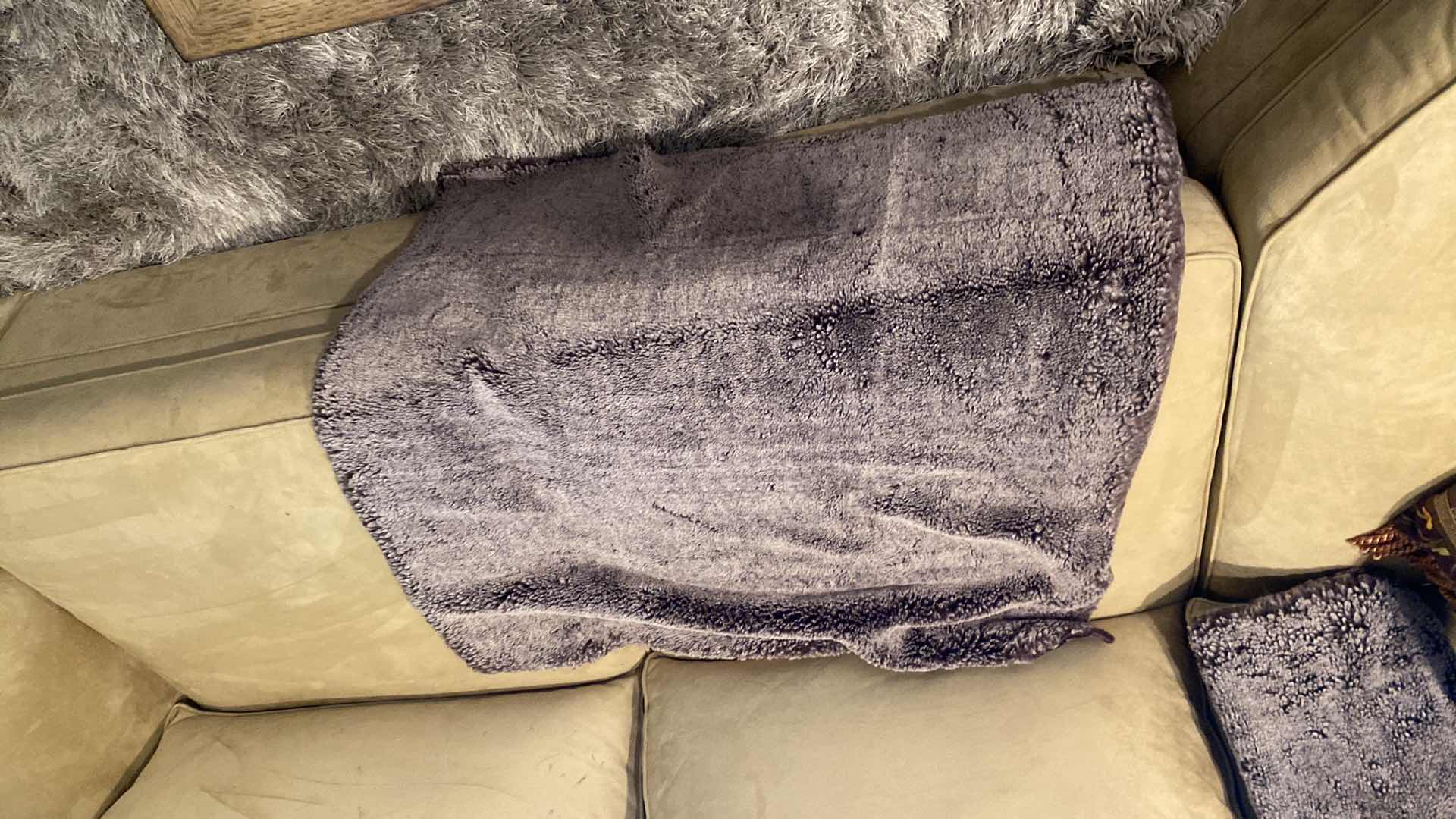 Photo 1 of PAIR OF SMALL BLANKETS AND 2 PILLOWS