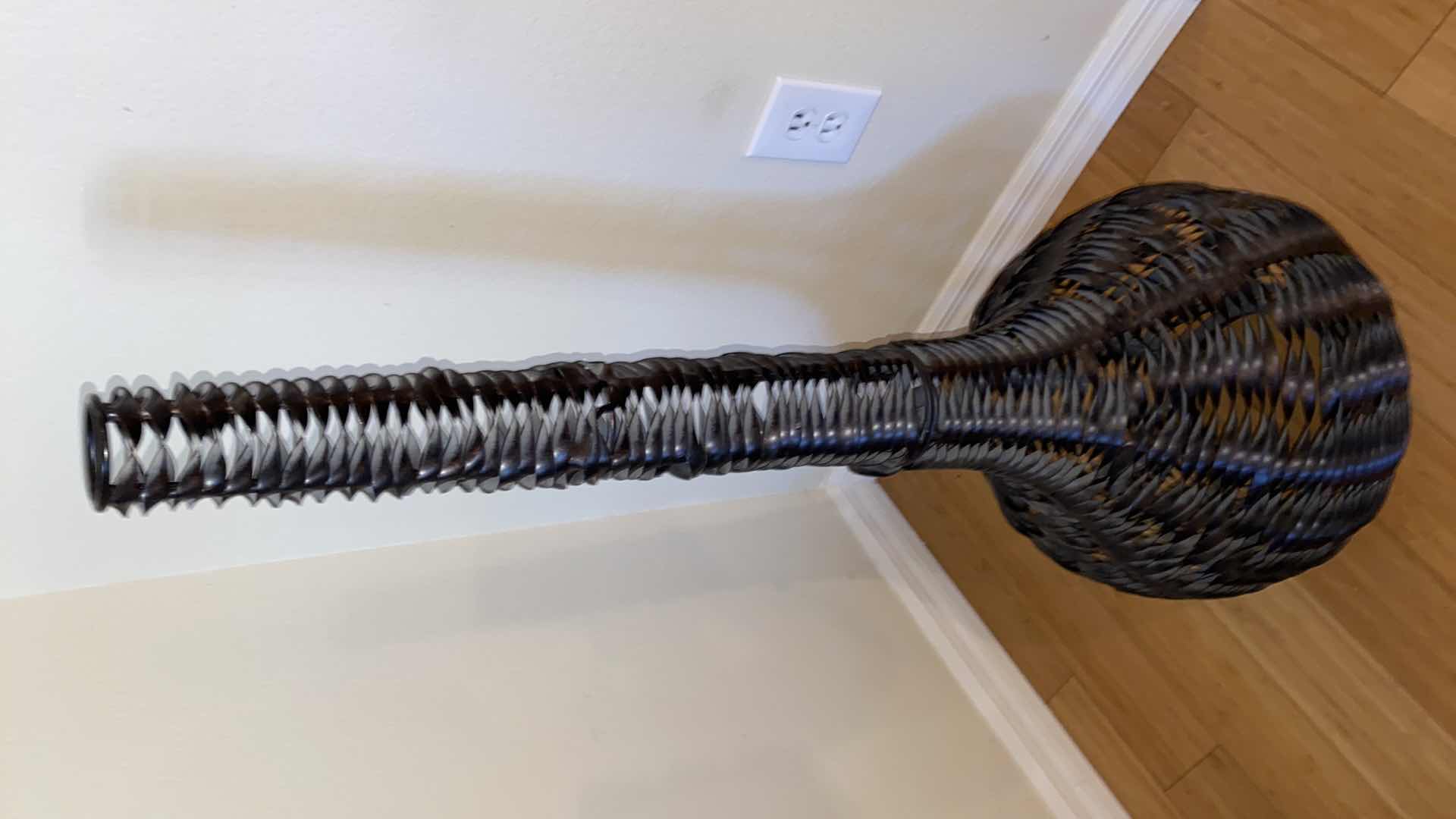 Photo 1 of METAL WOVEN FLOOR VASE 14” x 40”