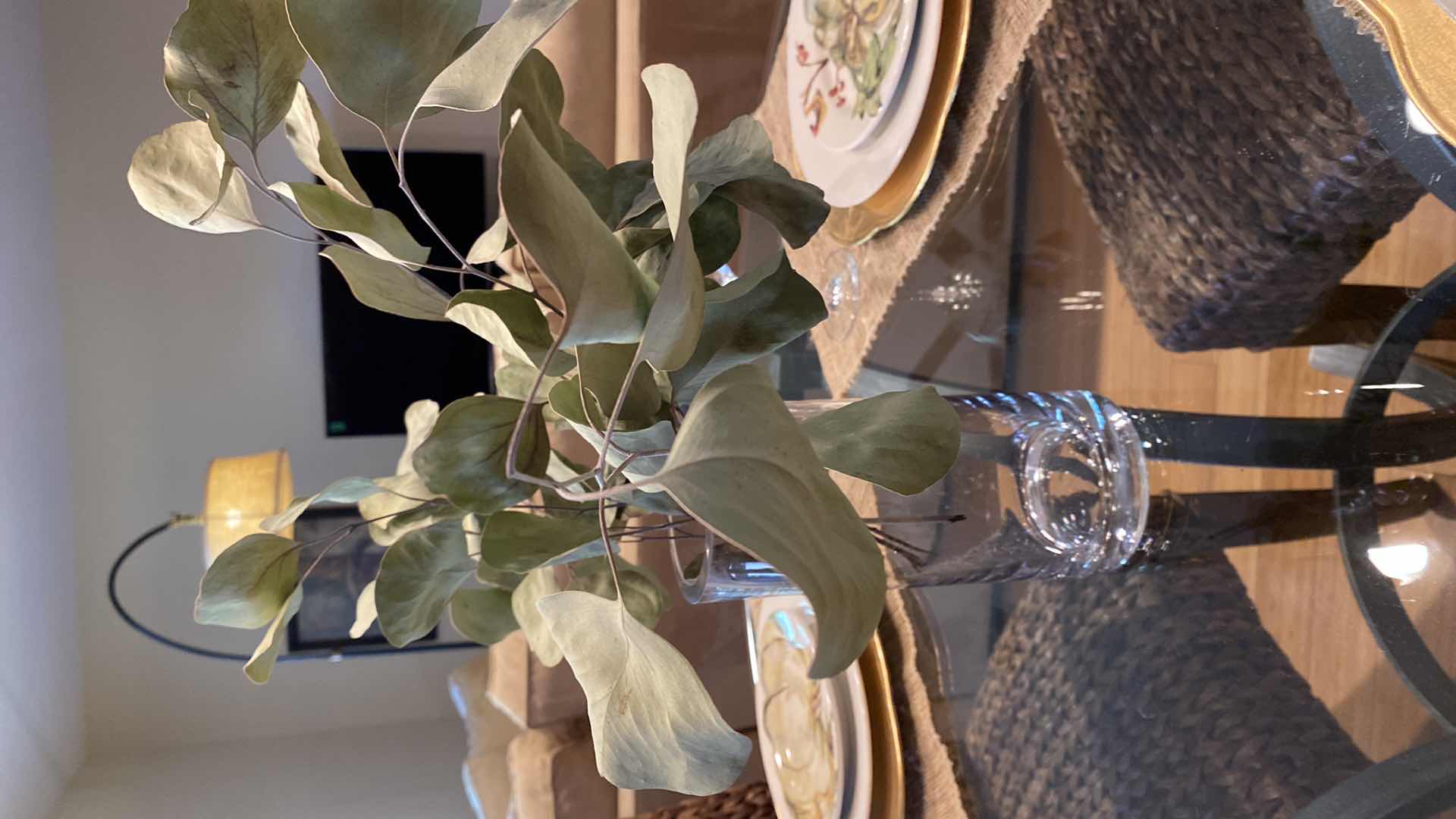 Photo 1 of 4 FALL PLACE SETTINGS WITH VASE (NO SILVERWARE)