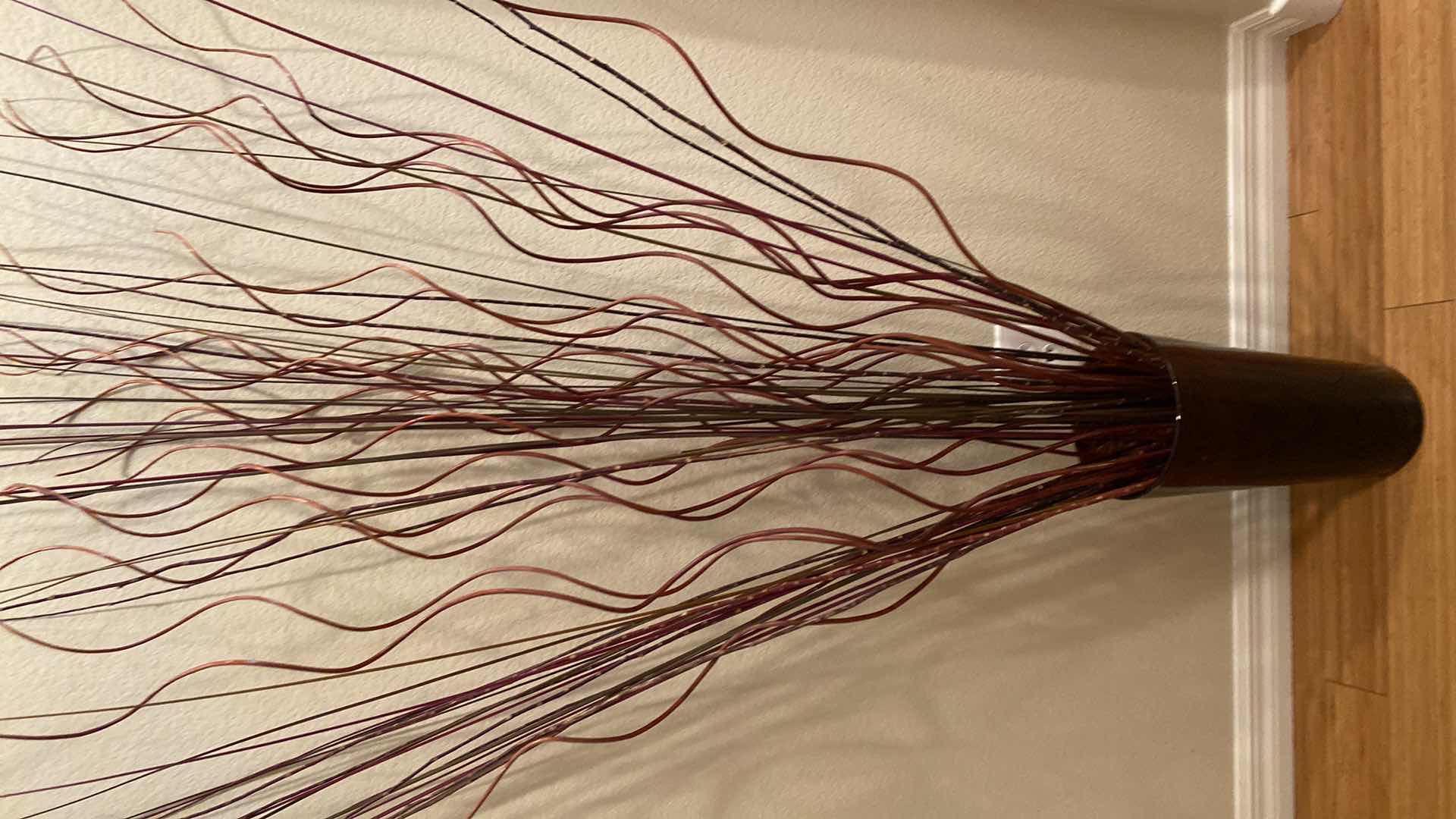 Photo 1 of VASE 7” x 15” WITH STICKS, OVERALL HEIGHT 80”