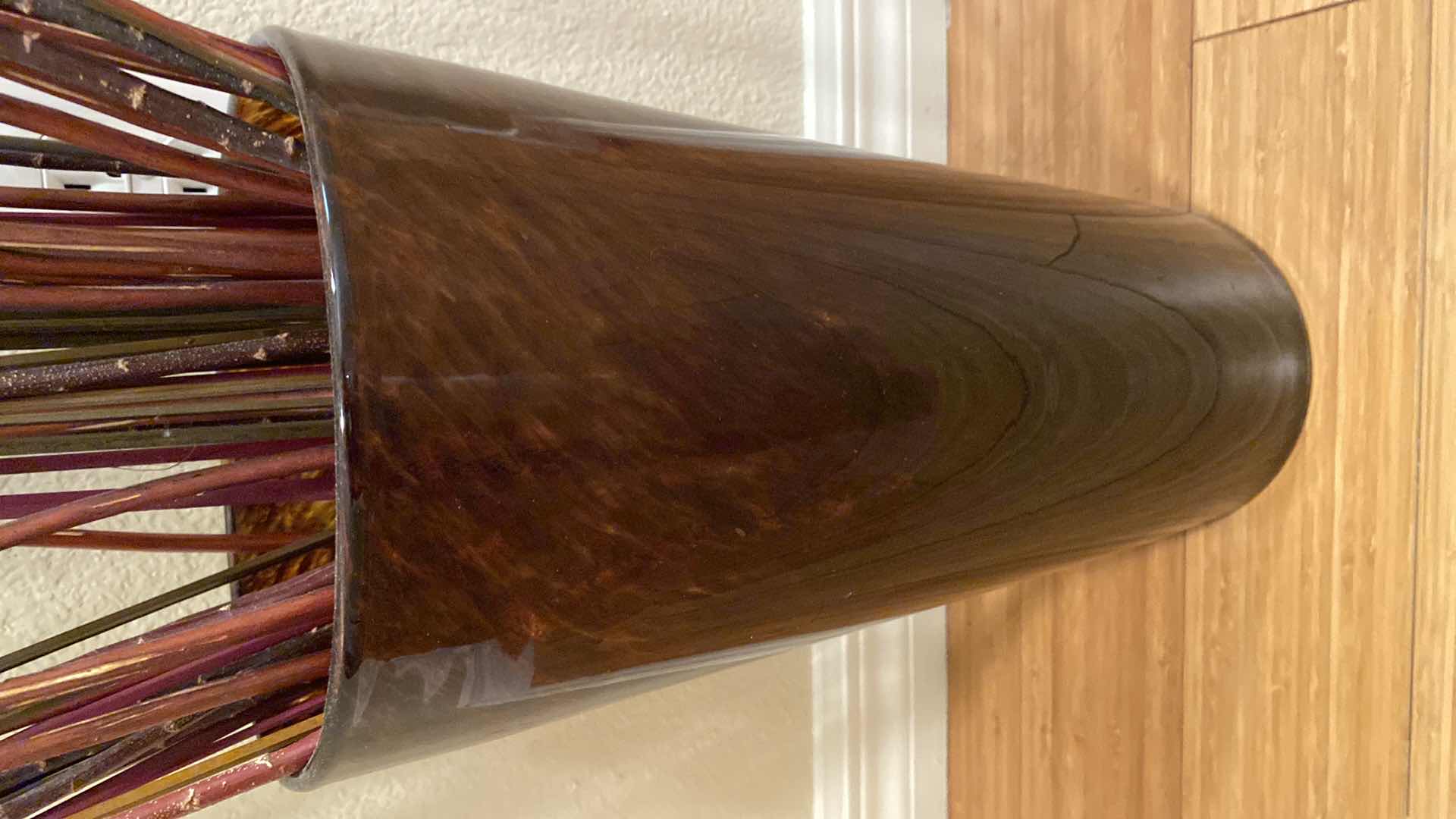 Photo 1 of VASE 7” x 15” WITH STICKS, OVERALL HEIGHT 80”