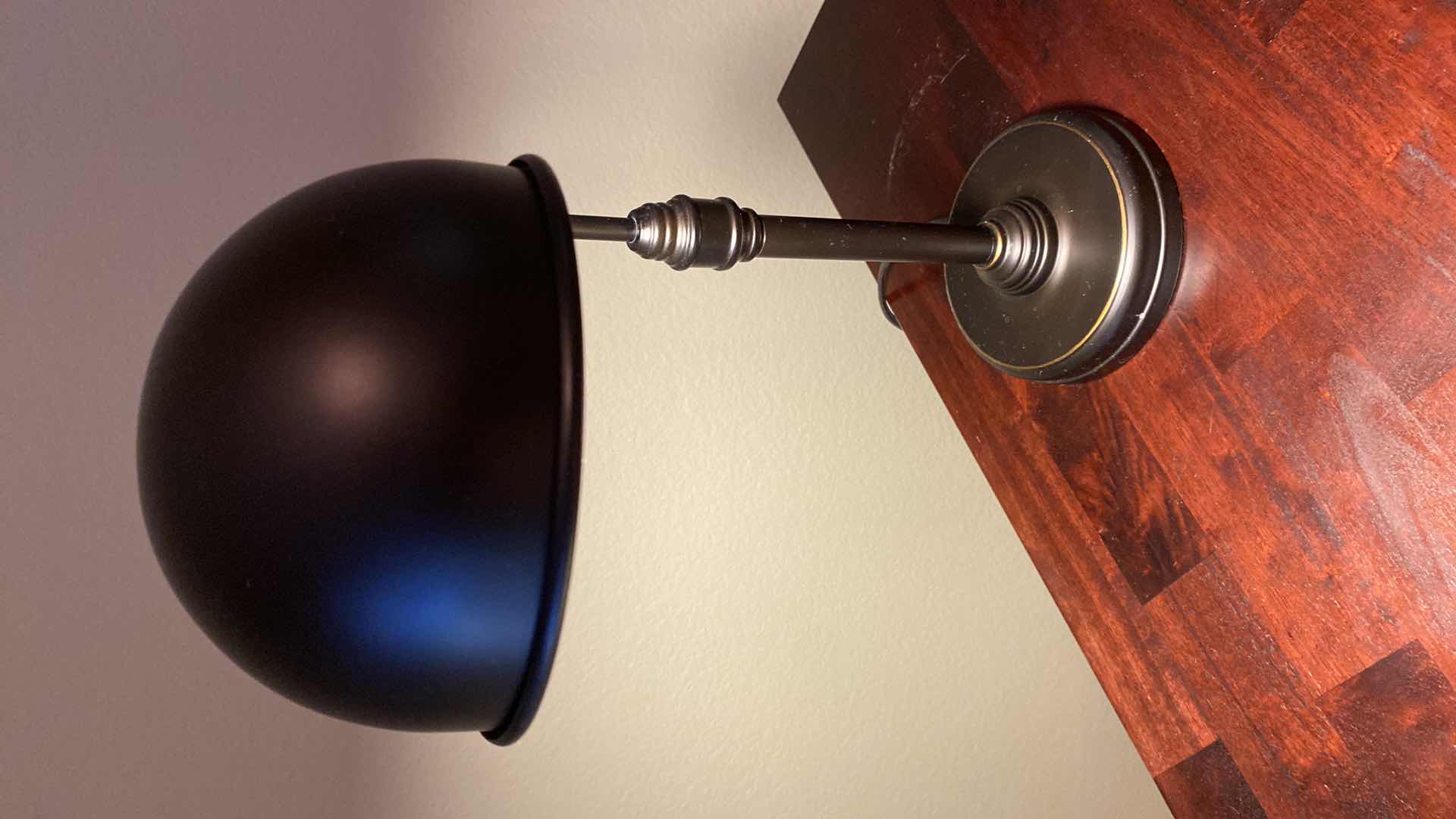 Photo 1 of BRONZE COLOR ADJUSTABLE DESK LAMP H 20”