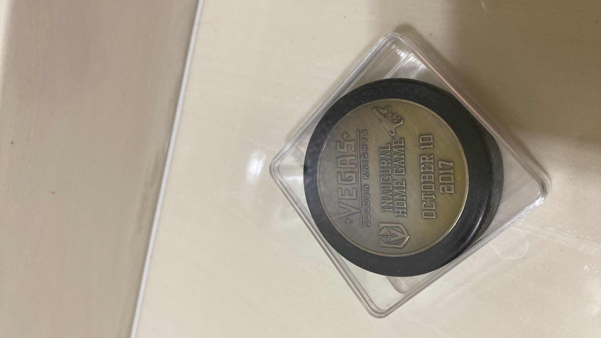 Photo 4 of VEGAS GOLDEN KNIGHTS INNAGURAL HOME GAME OCT 10, 2017 PUCK