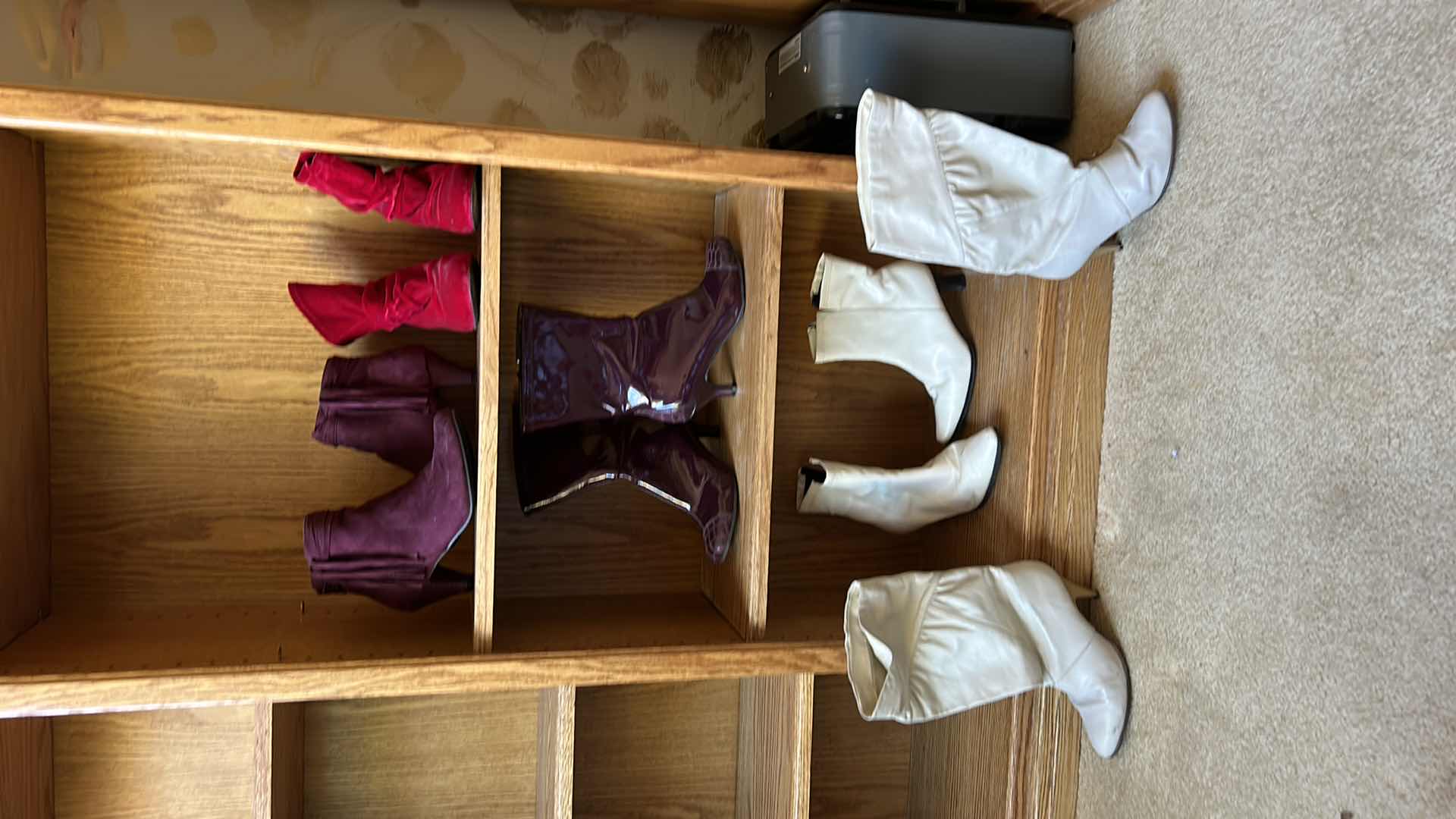 Photo 1 of FIVE PAIRS WOMENS BOOTS SIZE 7