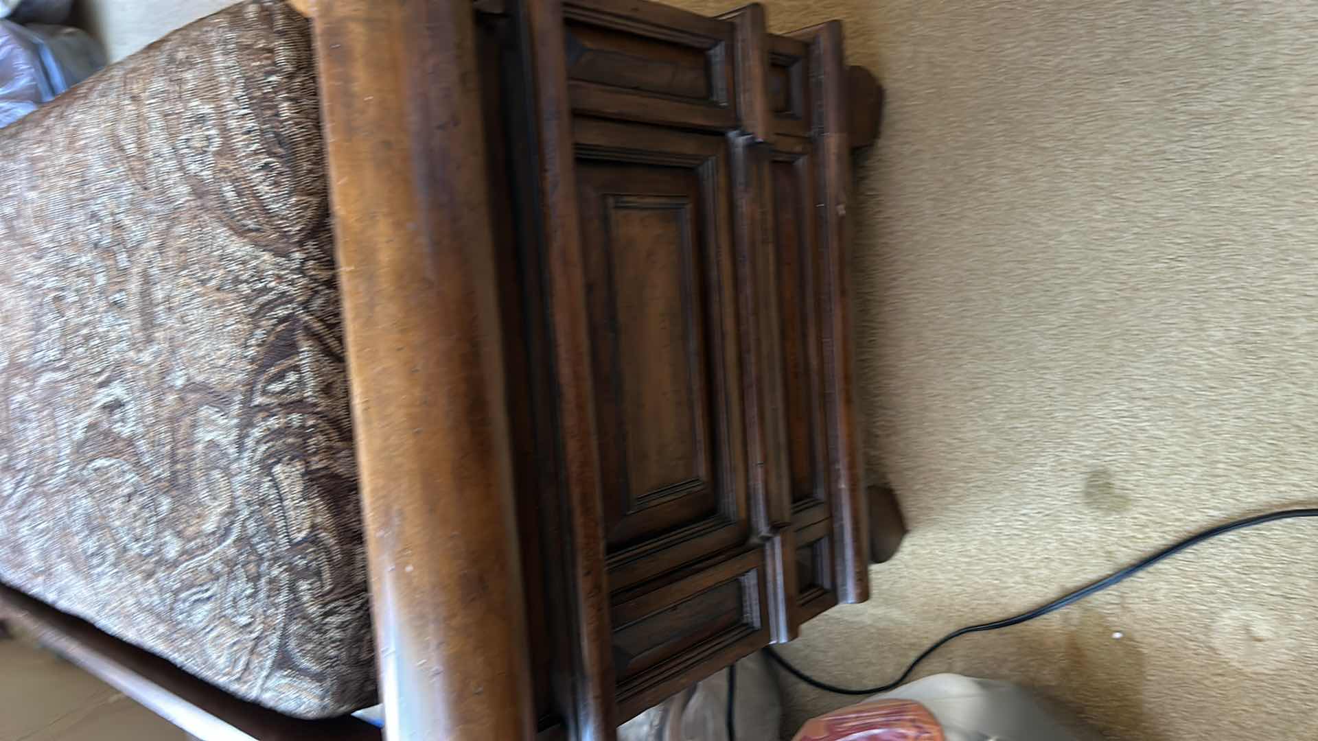 Photo 1 of CEDAR LINED CHEST / BENCH WITH UPHOLSTERED CUSHION 53” x 19” x 24”