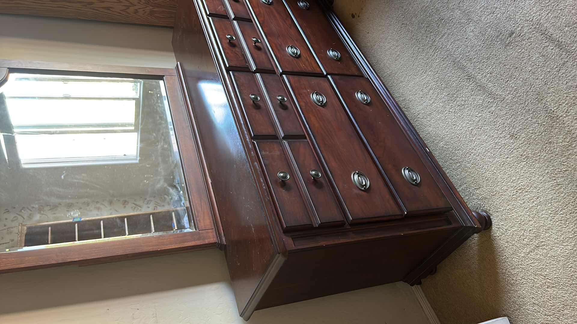 Photo 1 of DRESSER WITH MIRROR 16“ x 18“ x 33“ MIRROR IS 41 X 44