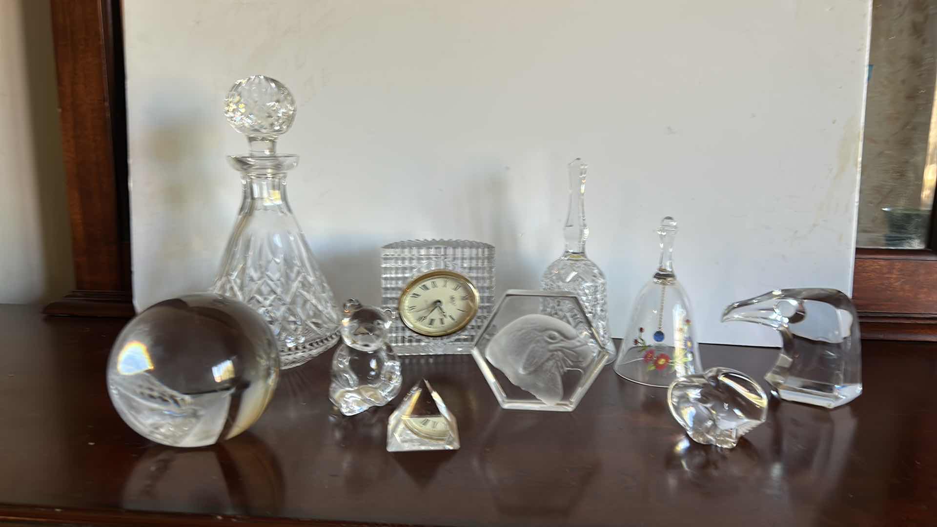 Photo 1 of CRYSTAL AND GLASS ASSORTMENT