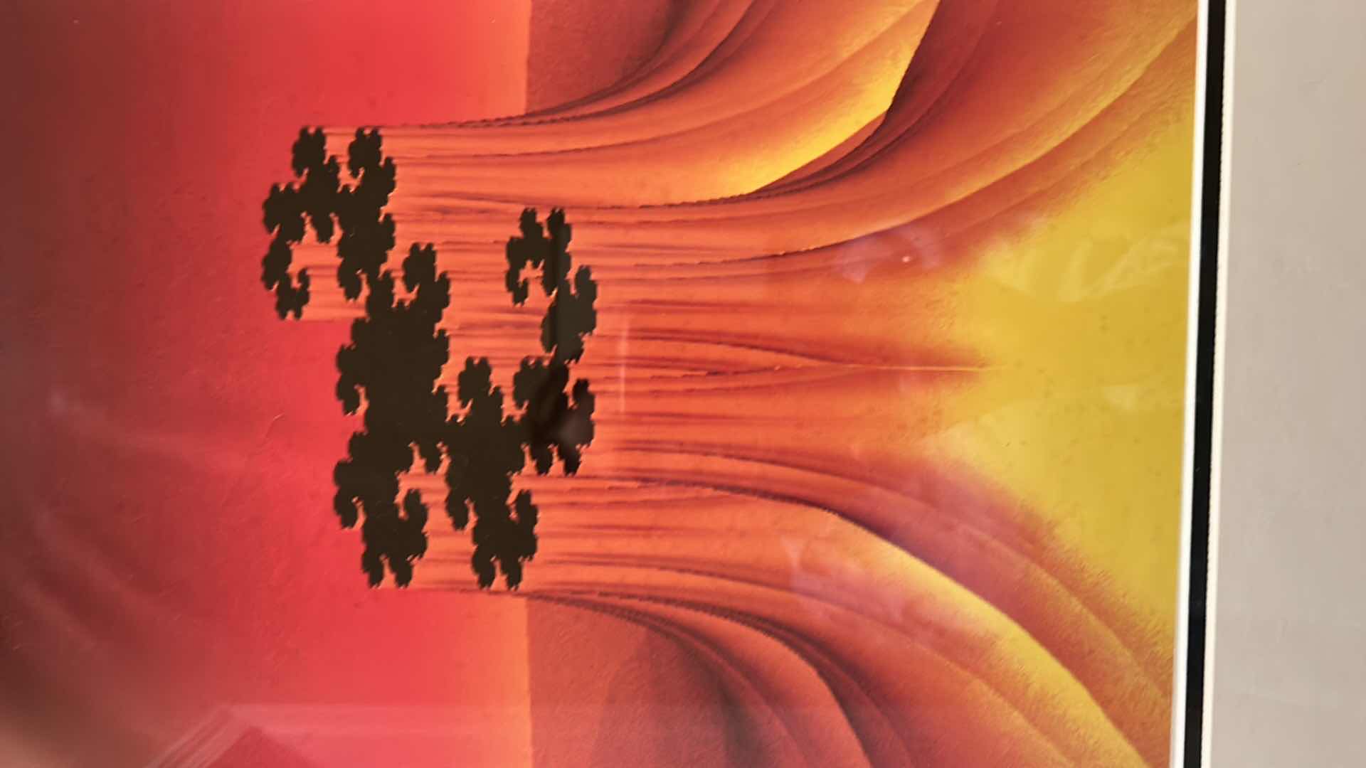 Photo 1 of ARTIST SIGNED AND DATED “DRAGON VALLEY” ARTWORK FRAMED 25” x 21”