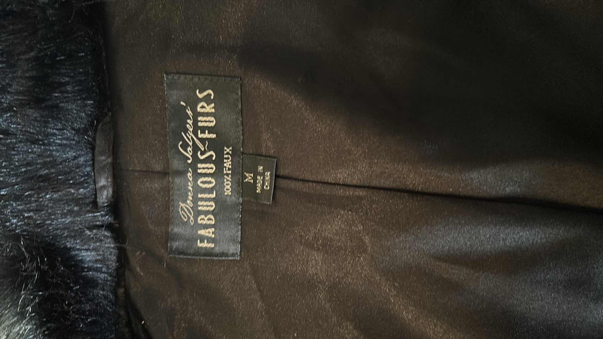 Photo 1 of FABULOUSLY FAUX WOMENS COAT SIZE M