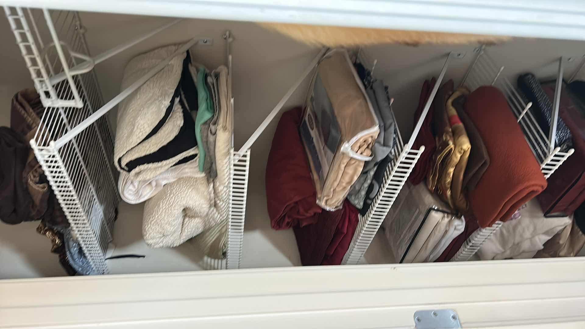 Photo 1 of LINENS - CONTENTS OF LEFT SIDE OF CLOSET