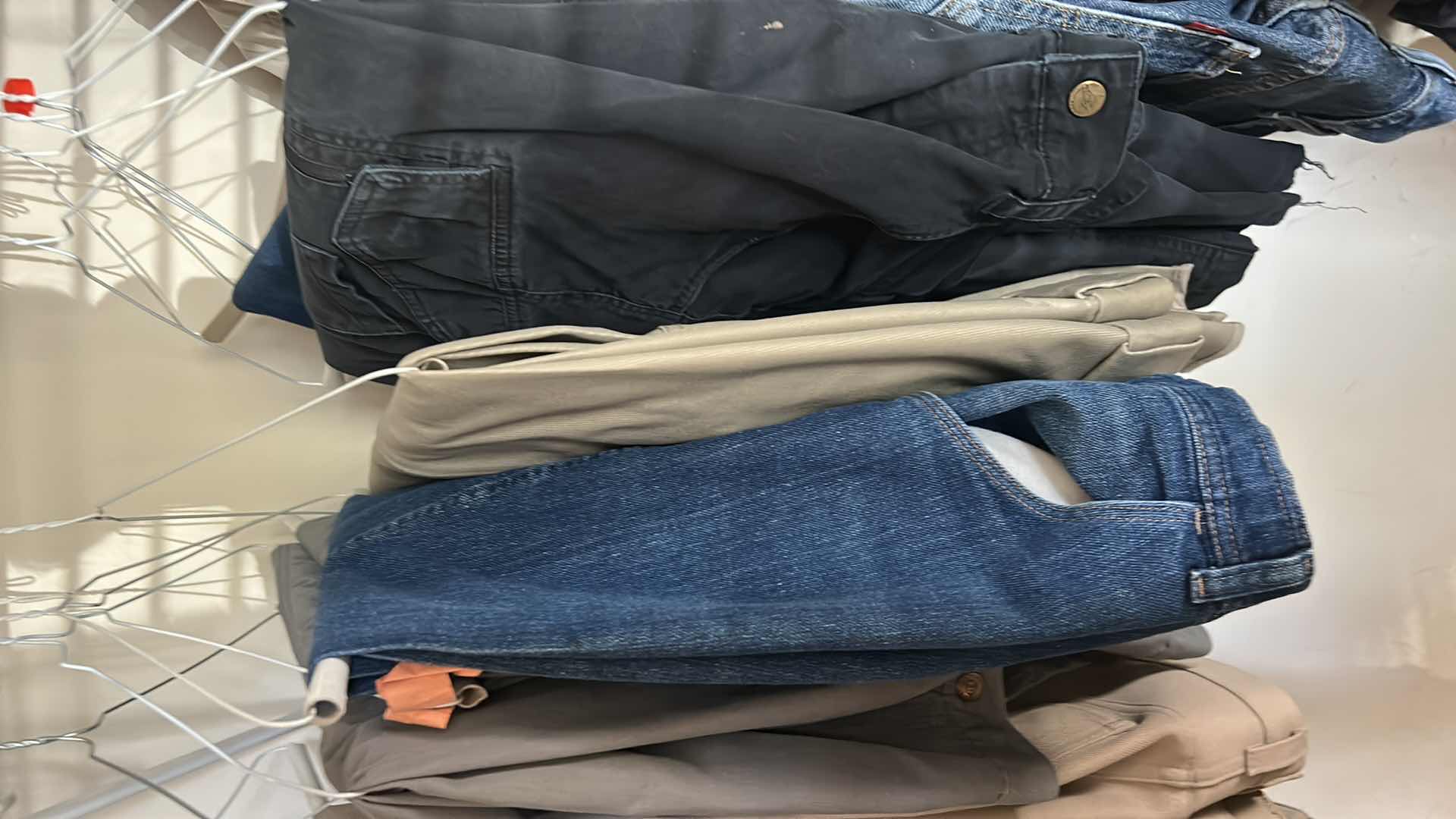 Photo 1 of 12 PAIRS MENS PANTS MOSTLY WAIST 38 and 40 LENGTH 29