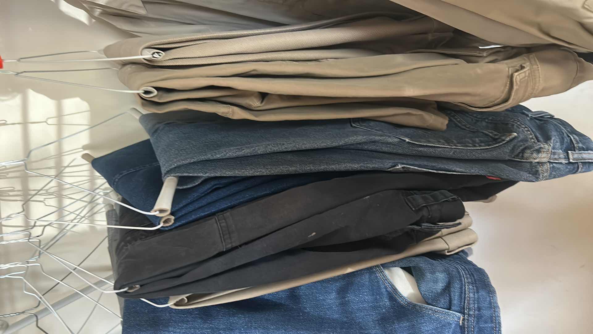 Photo 1 of 12 PAIRS MENS PANTS MOSTLY WAIST 38 and 40 LENGTH 29