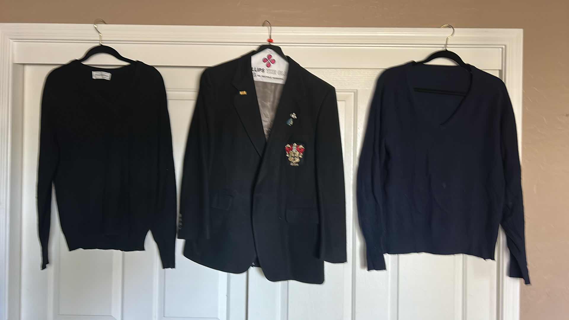 Photo 1 of MENS 100% CASHMERE SPORTS JACKET AND 2 CASHMERE SWEATERS