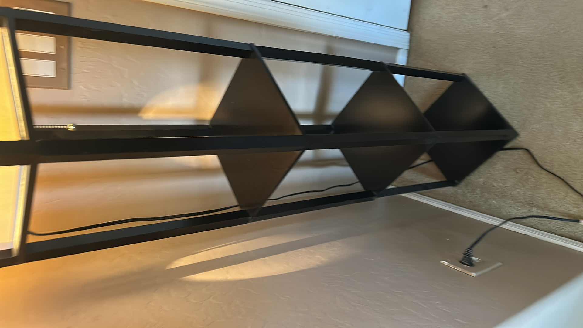 Photo 1 of ASIAN INSPIRED FLOOR LAMP WITH SHELVES 10” x 10” x 62 1/2”