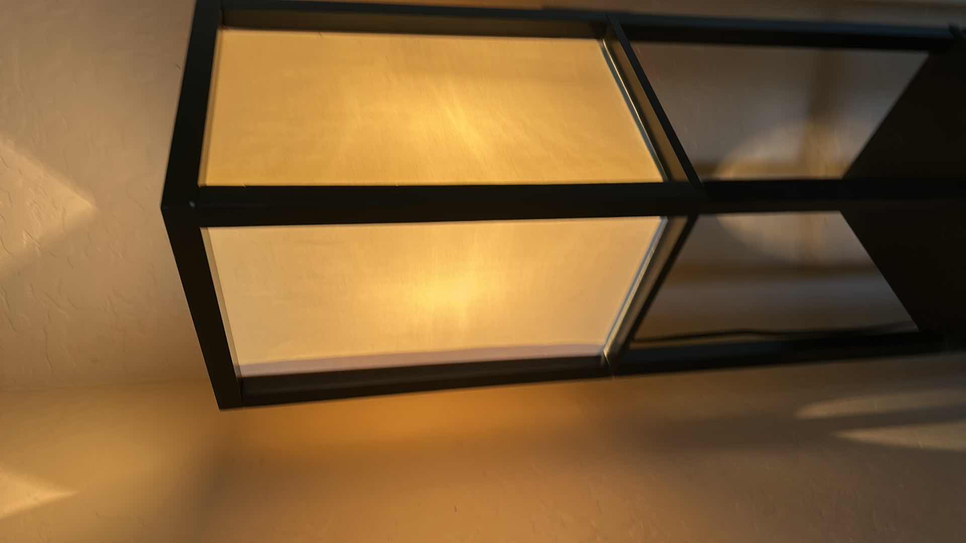 Photo 1 of ASIAN INSPIRED FLOOR LAMP WITH SHELVES 10” x 10” x 62 1/2”