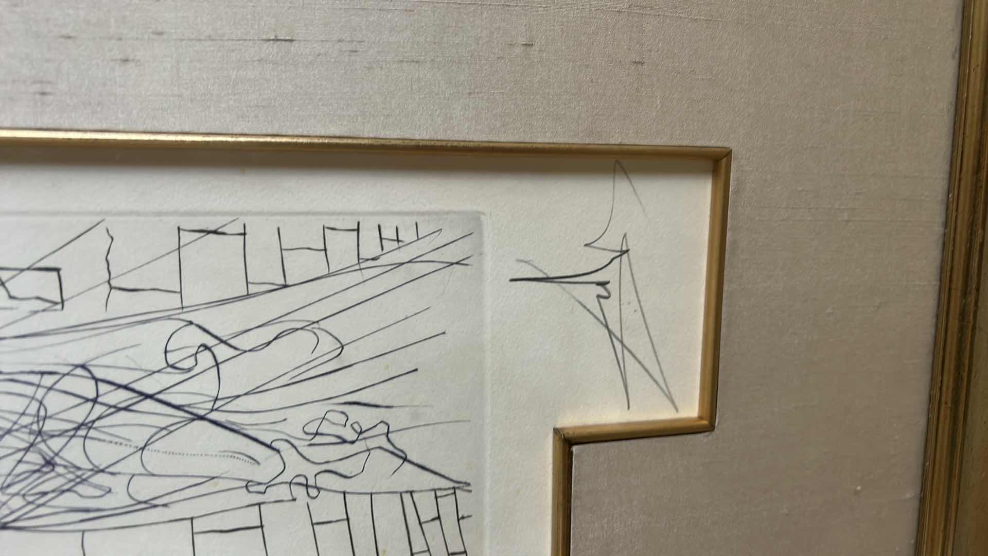 Photo 1 of ARTIST SIGNED AND NUMBERED  SALVADOR DALI "PARIS AND HELEN OF TROY LOVES", FRAMED ARTWORK 22 1/2” x 30”
$2,000.