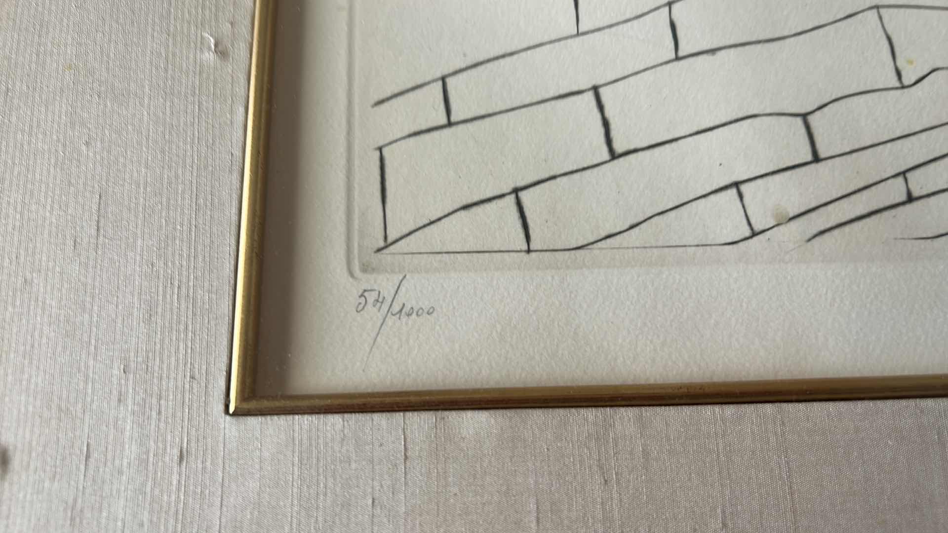 Photo 1 of ARTIST SIGNED AND NUMBERED  SALVADOR DALI "PARIS AND HELEN OF TROY LOVES", FRAMED ARTWORK 22 1/2” x 30”
$2,000.