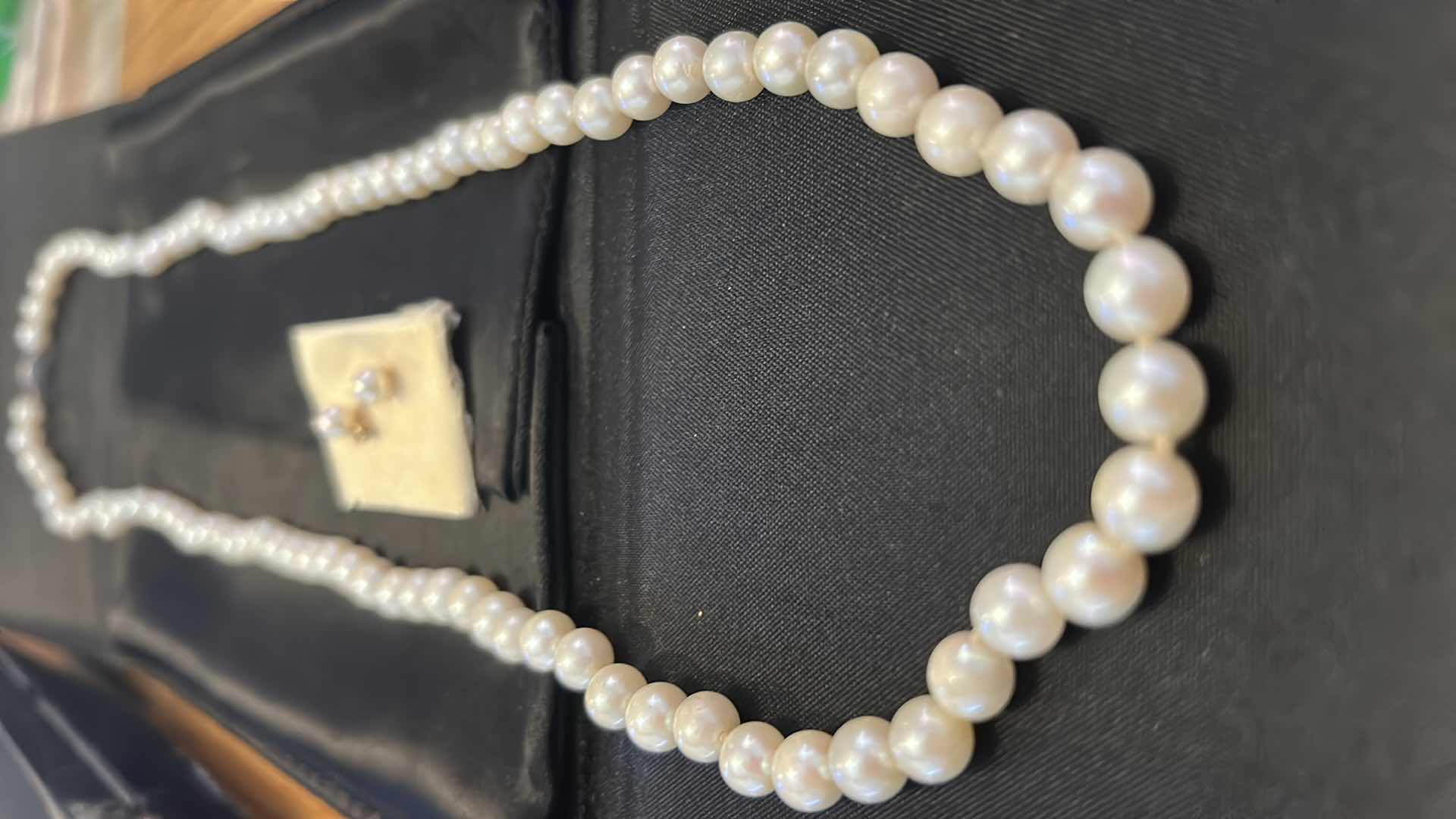 Photo 1 of PEARL NECKLACE AND EARRINGS