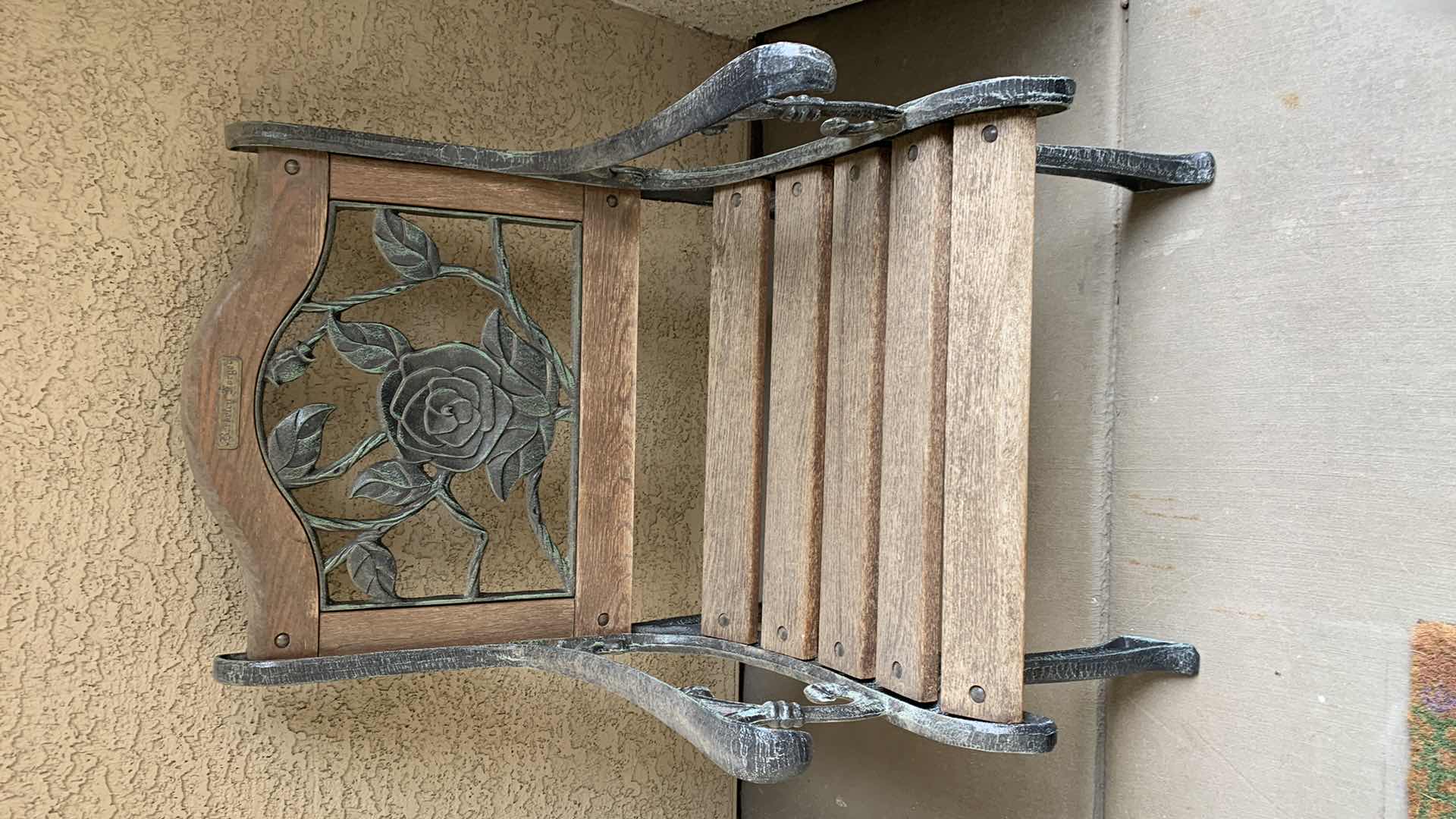 Photo 5 of BERKELEY FORGE IRON AND WOOD CHAIR