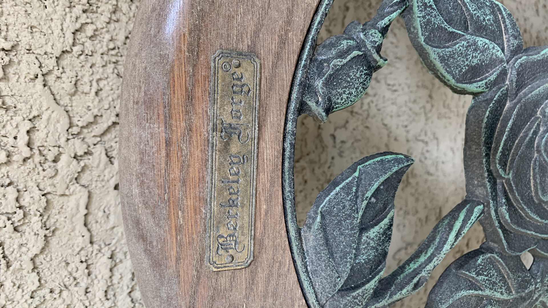 Photo 3 of BERKELEY FORGE IRON AND WOOD CHAIR