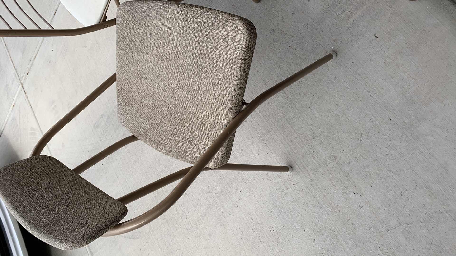 Photo 1 of VINTAGE CARD TABLE AND FIVE CHAIRS