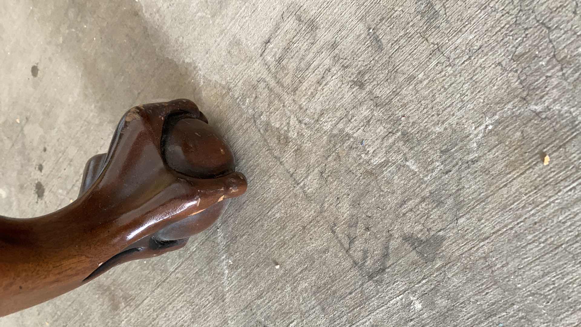 Photo 1 of WOOD AND GLASS COFFEE TABLE 40 X 40 H 16”