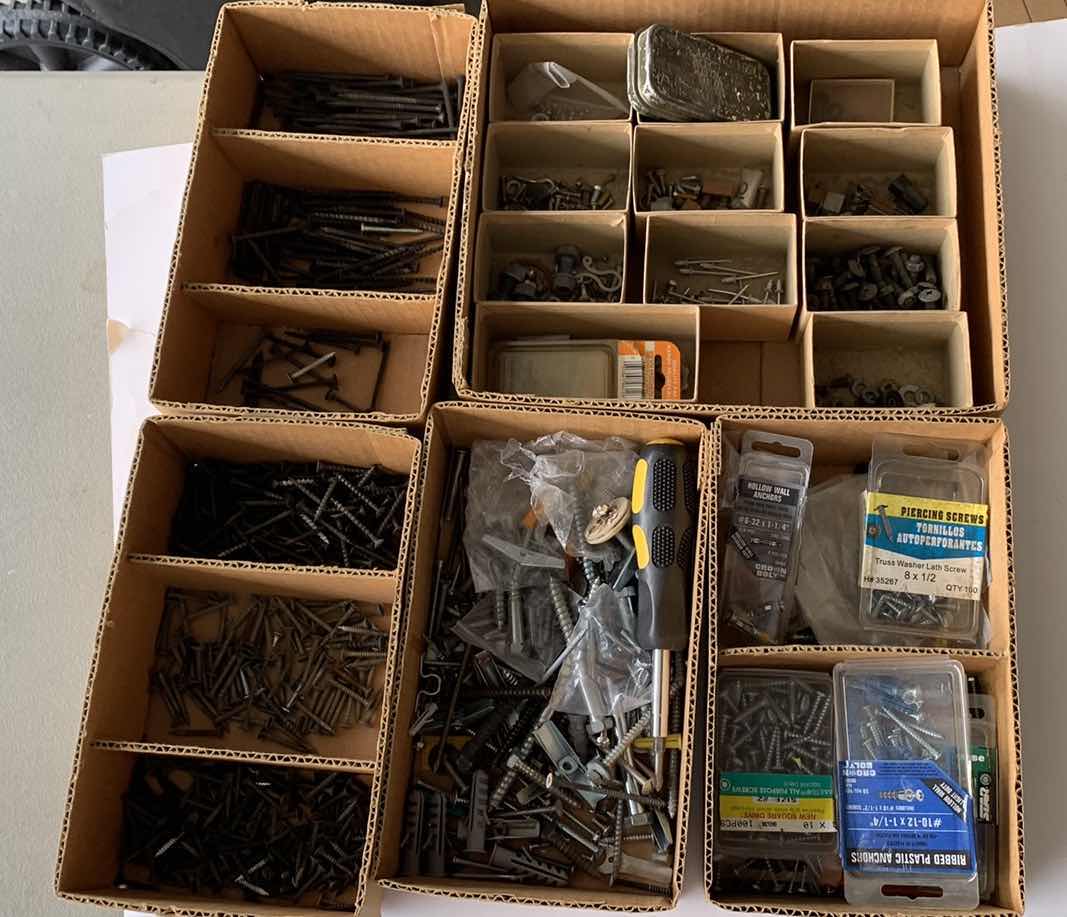 Photo 1 of ASSORTED SCREWS