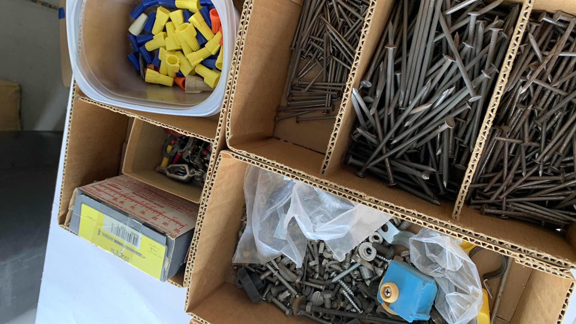 Photo 1 of GARAGE ITEMS: NAILS AND SCREWS