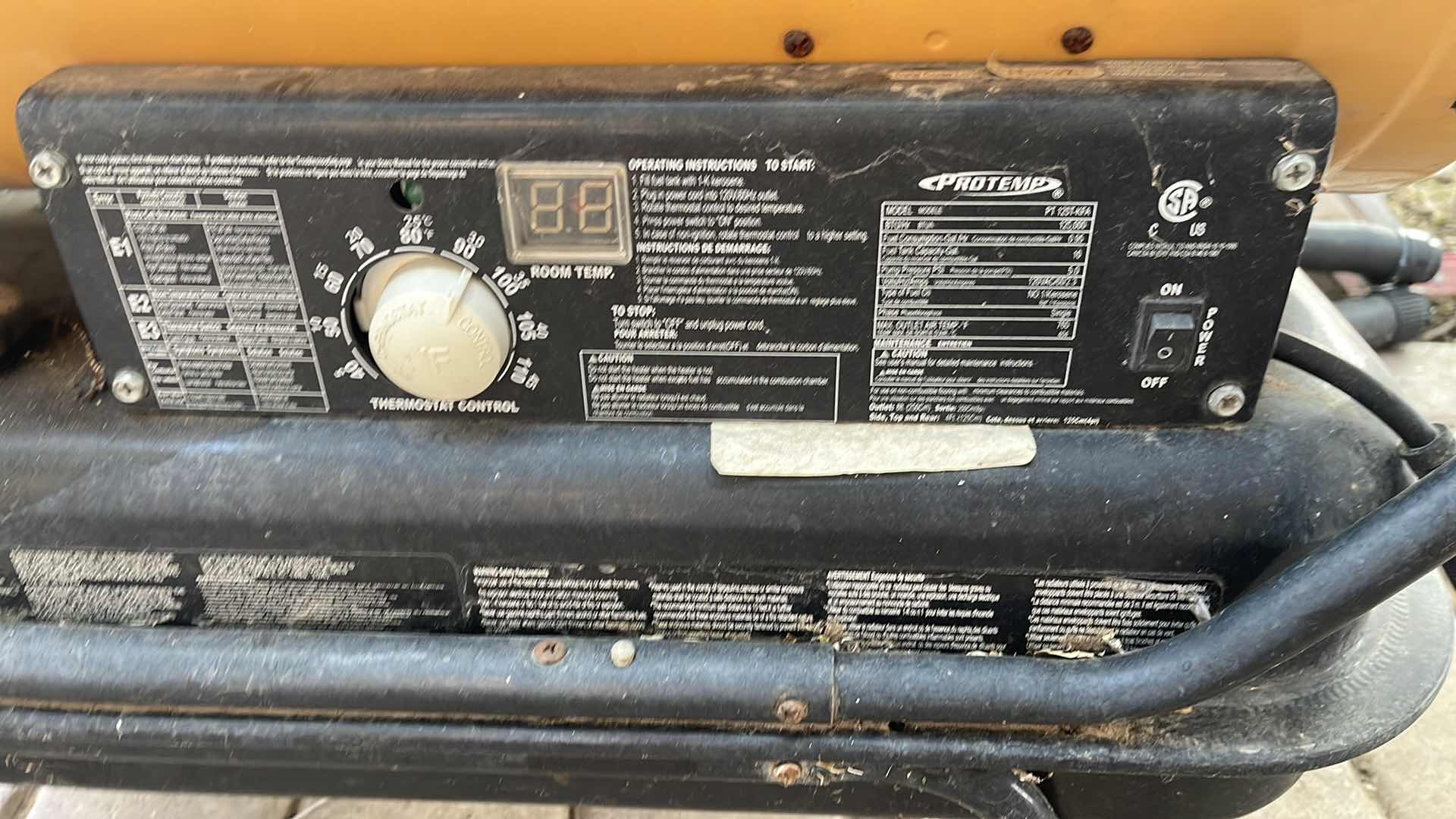 Photo 1 of PROTEMP PT 123T-KFA  125,000BTU CONSTRUCTION HEATER