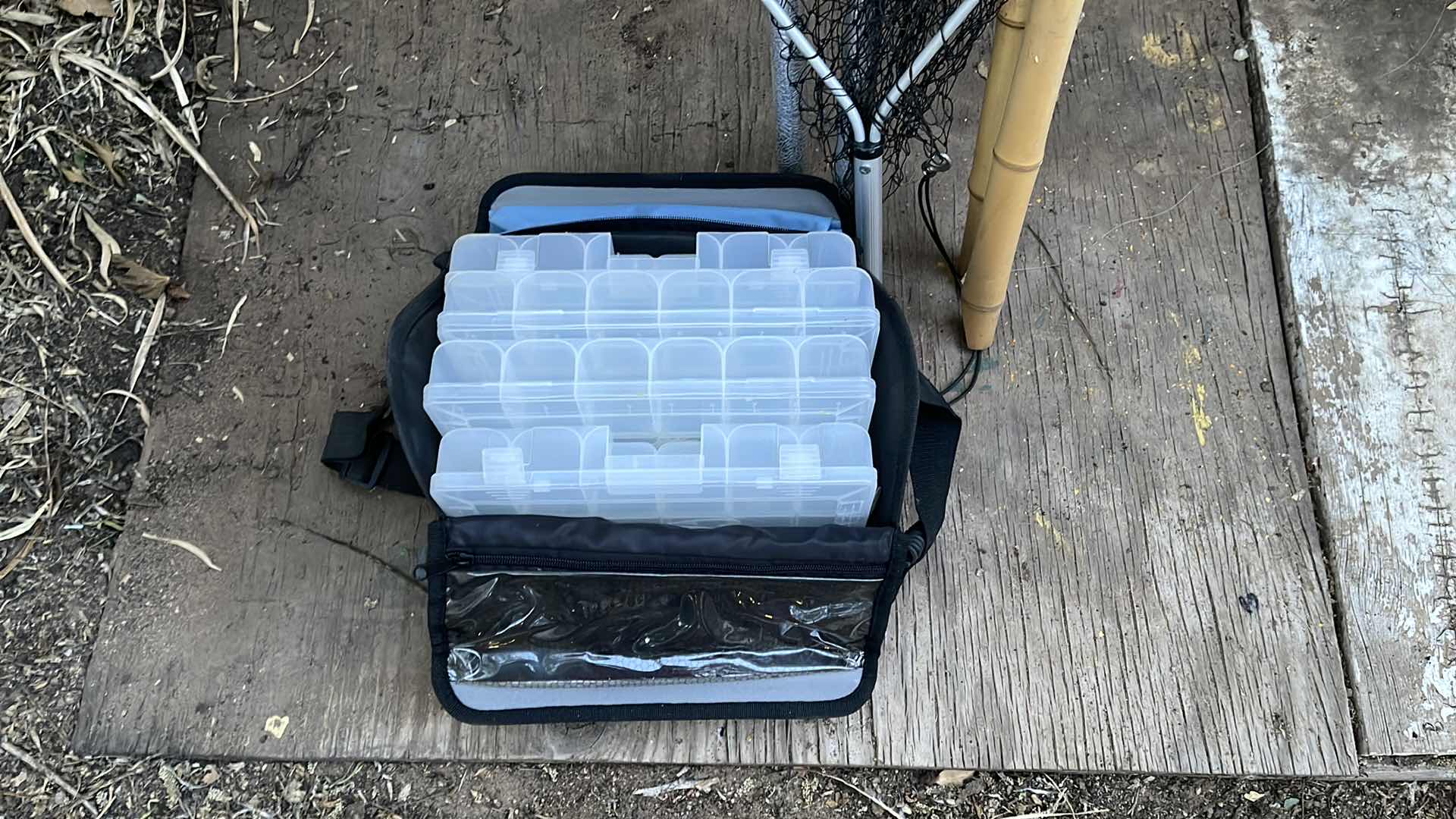 Photo 1 of FISHING NETS AND TACKLE BOX 