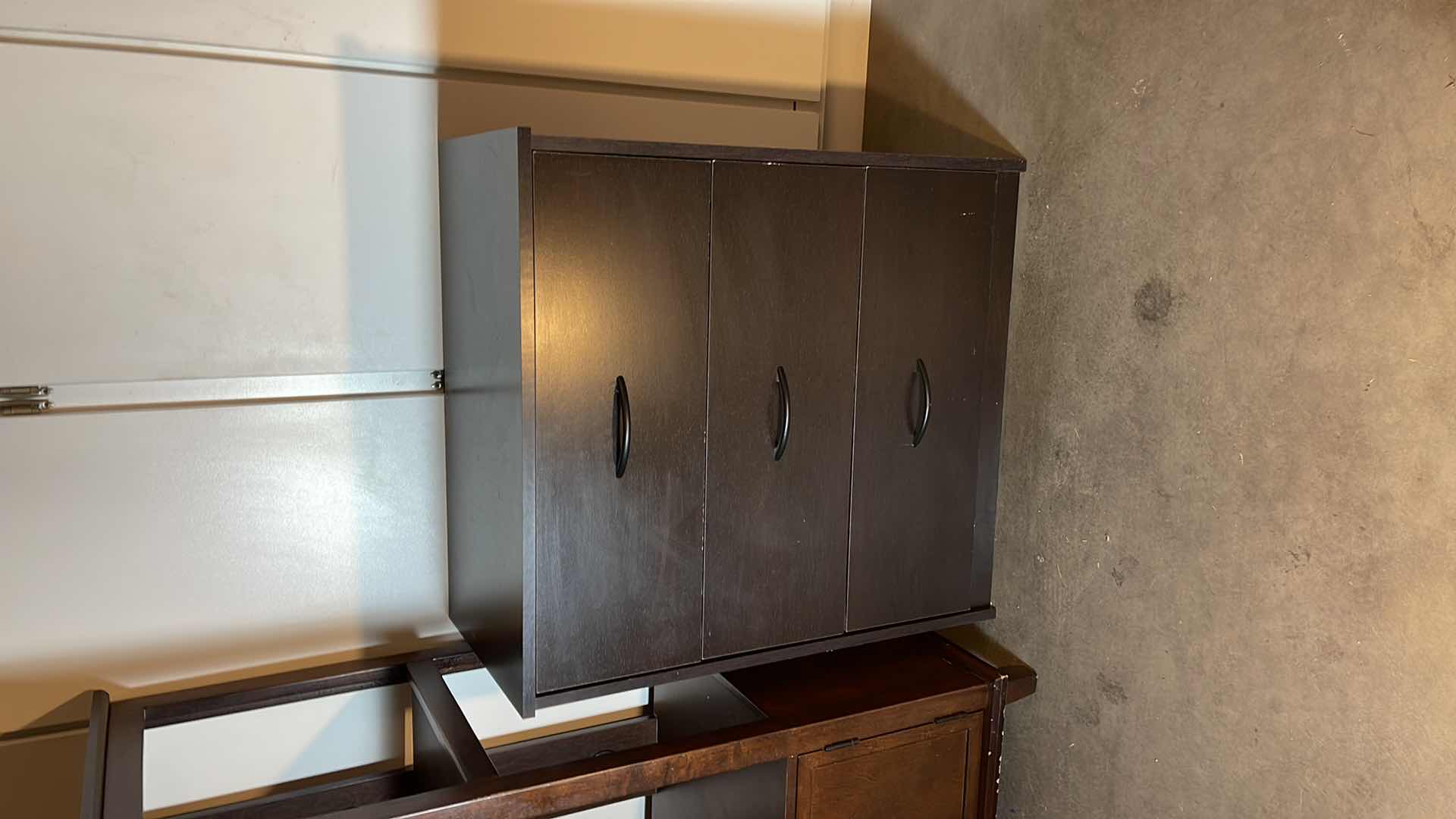 Photo 1 of ENTERTAINMENT CENTER / FILING CABINET AND OFFICE STORAGE DRAWERS