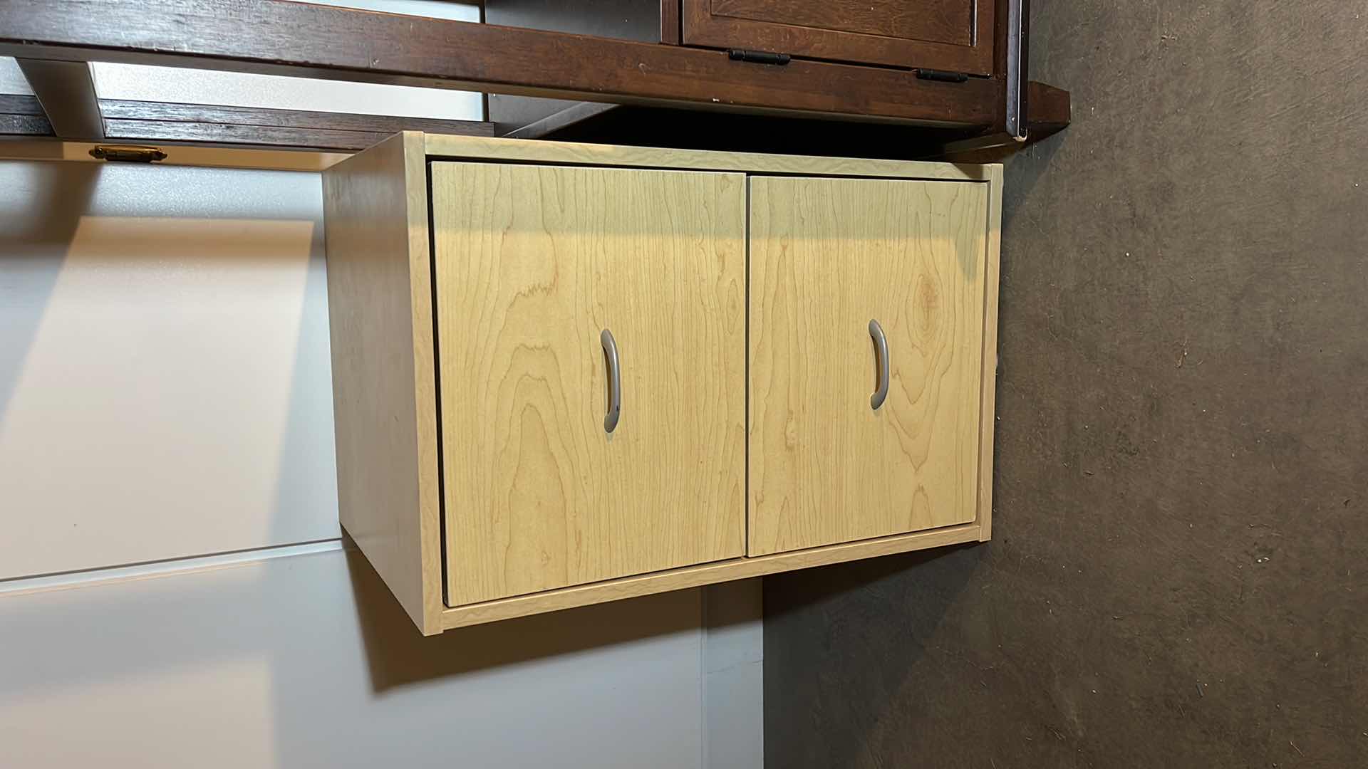 Photo 1 of ENTERTAINMENT CENTER / FILING CABINET AND OFFICE STORAGE DRAWERS