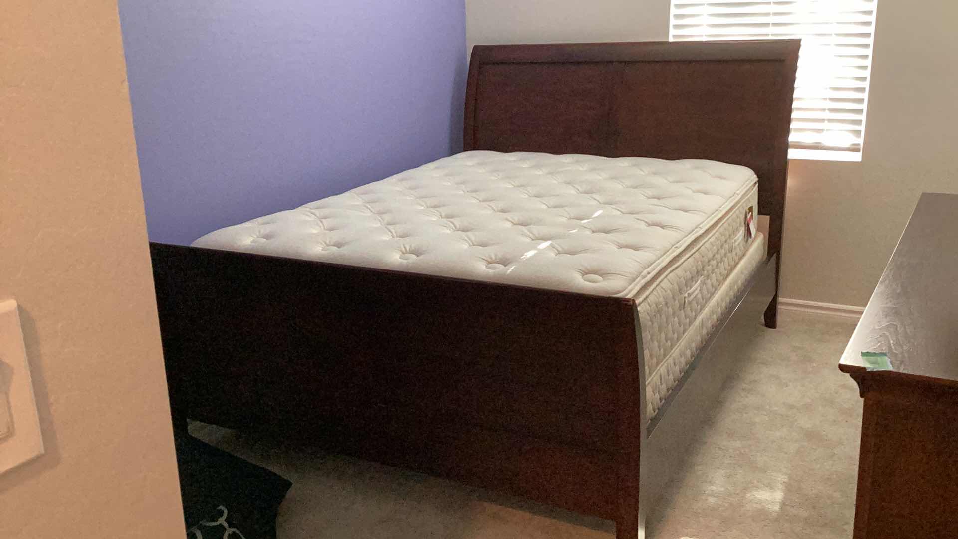 Photo 1 of MAHOGANY SOLID WOOD QUEEN SIZE BED FRAME - MATTRESS & BOXSPRING NOT INCLUDED