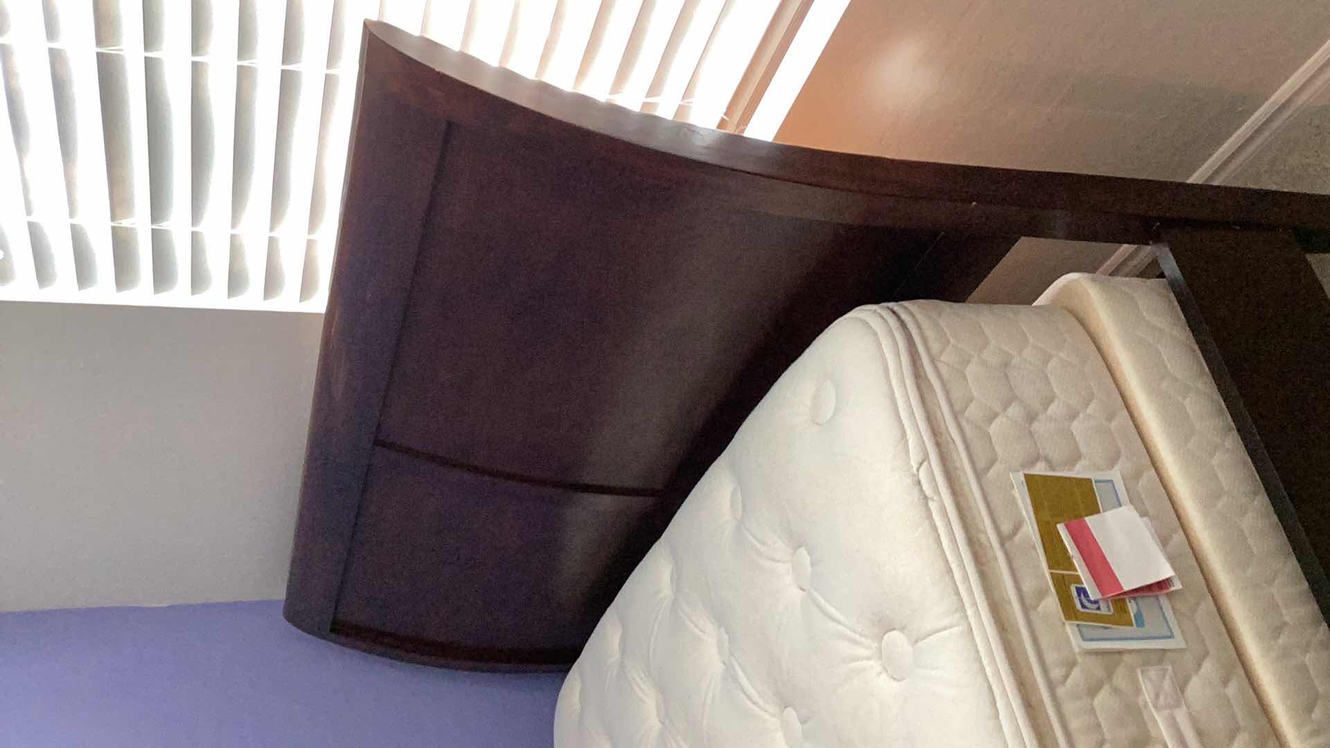 Photo 1 of MAHOGANY SOLID WOOD QUEEN SIZE BED FRAME - MATTRESS & BOXSPRING NOT INCLUDED