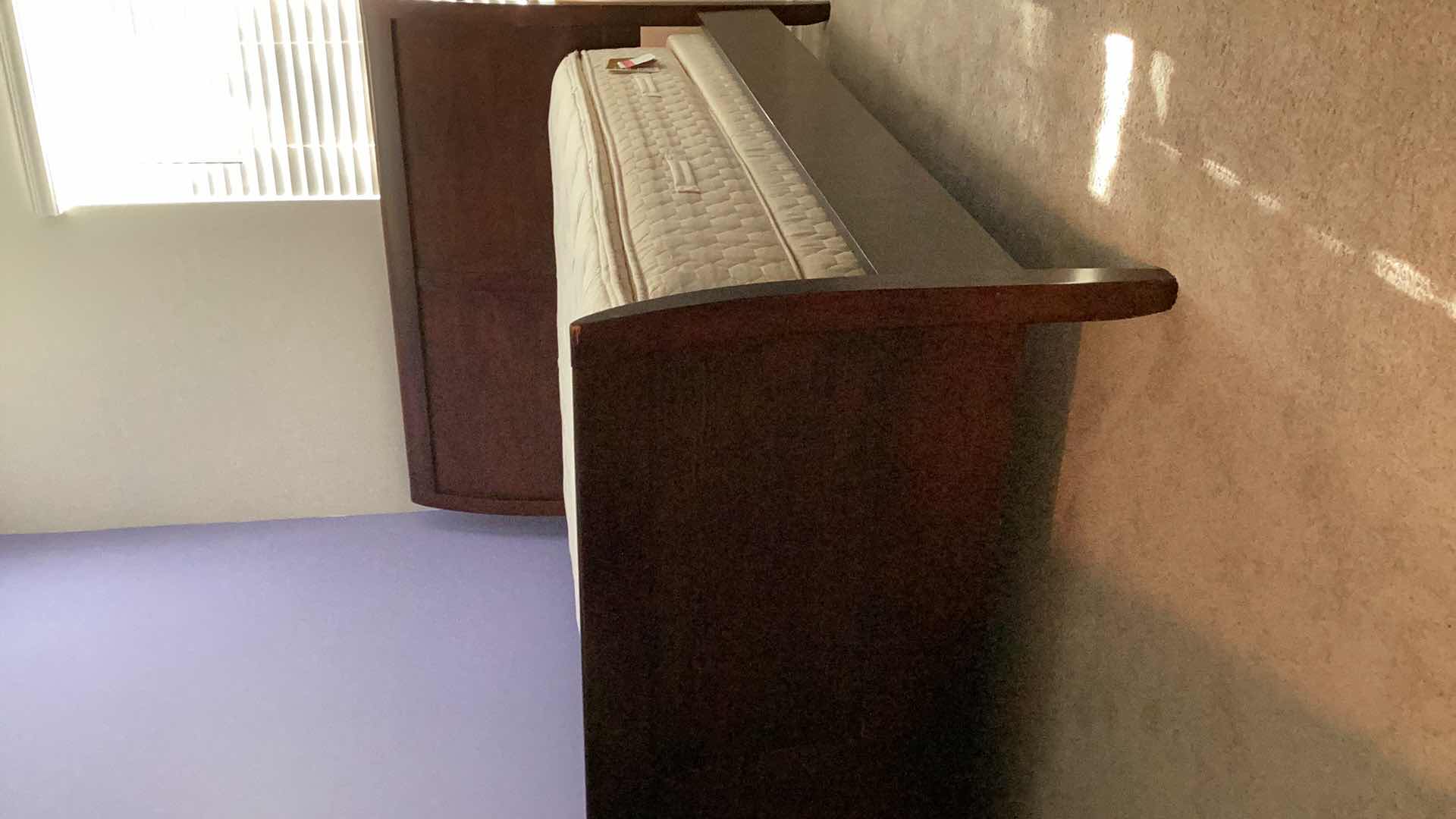 Photo 1 of MAHOGANY SOLID WOOD QUEEN SIZE BED FRAME - MATTRESS & BOXSPRING NOT INCLUDED