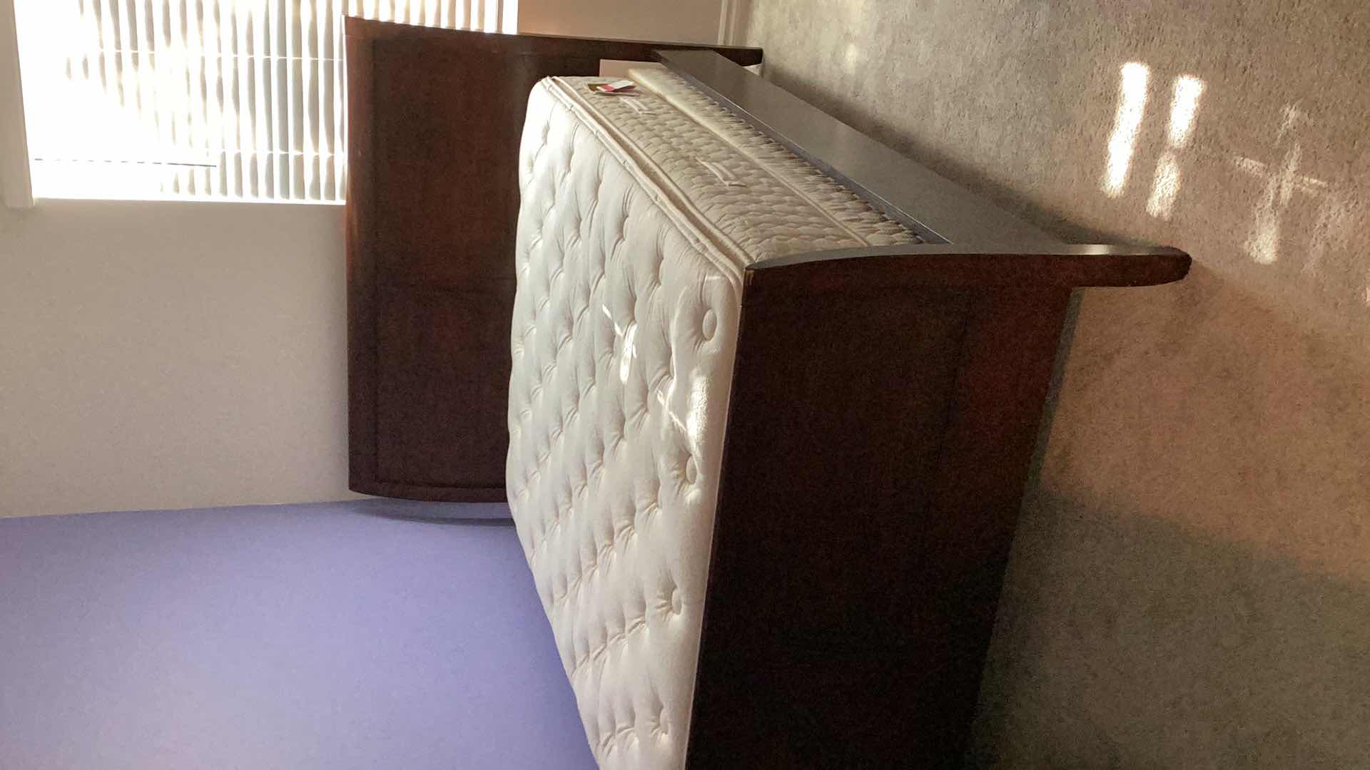 Photo 1 of MAHOGANY SOLID WOOD QUEEN SIZE BED FRAME - MATTRESS & BOXSPRING NOT INCLUDED