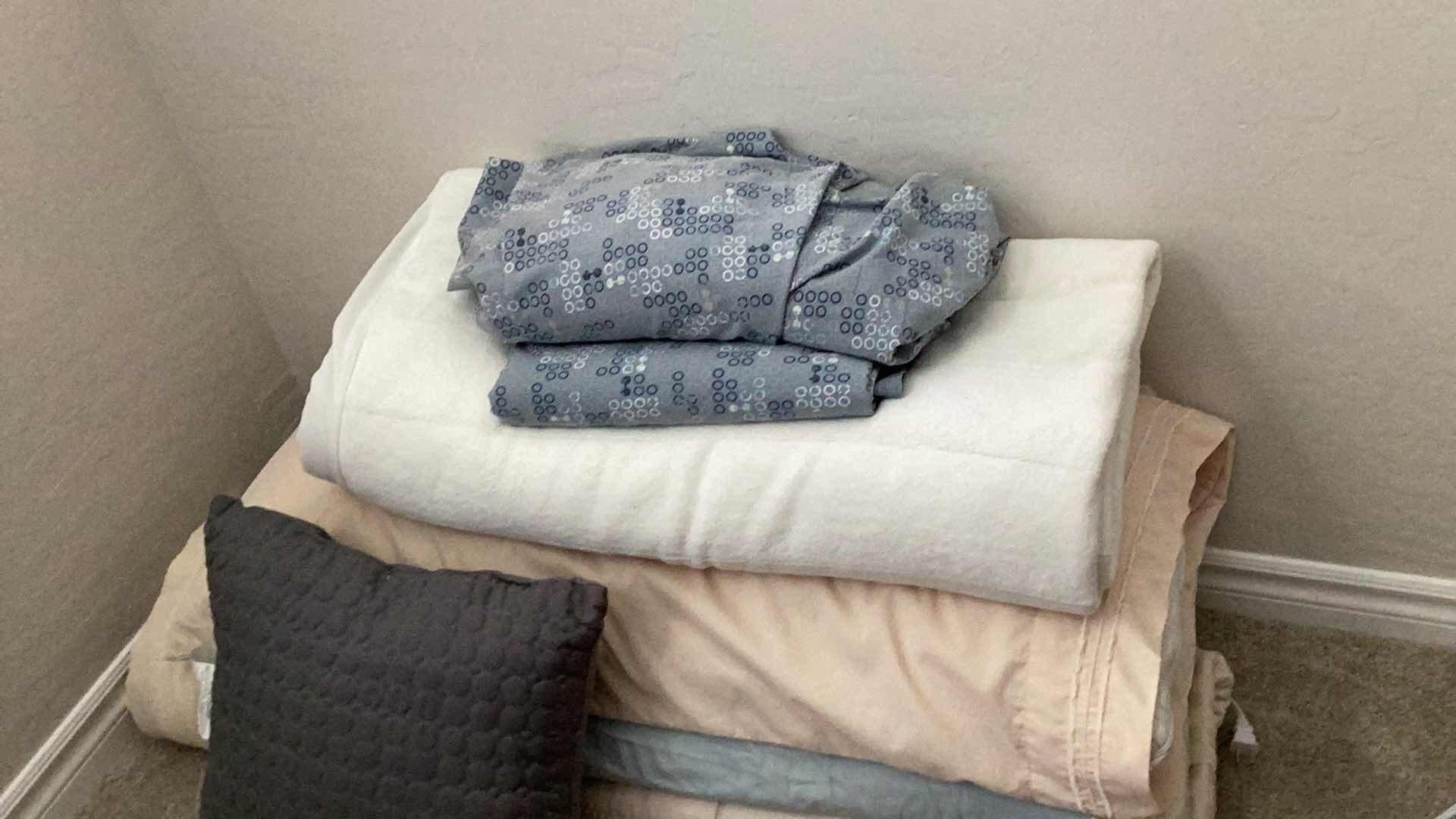 Photo 1 of COLLECTION OF QUEEN SIZE BEDDING & PILLOWS