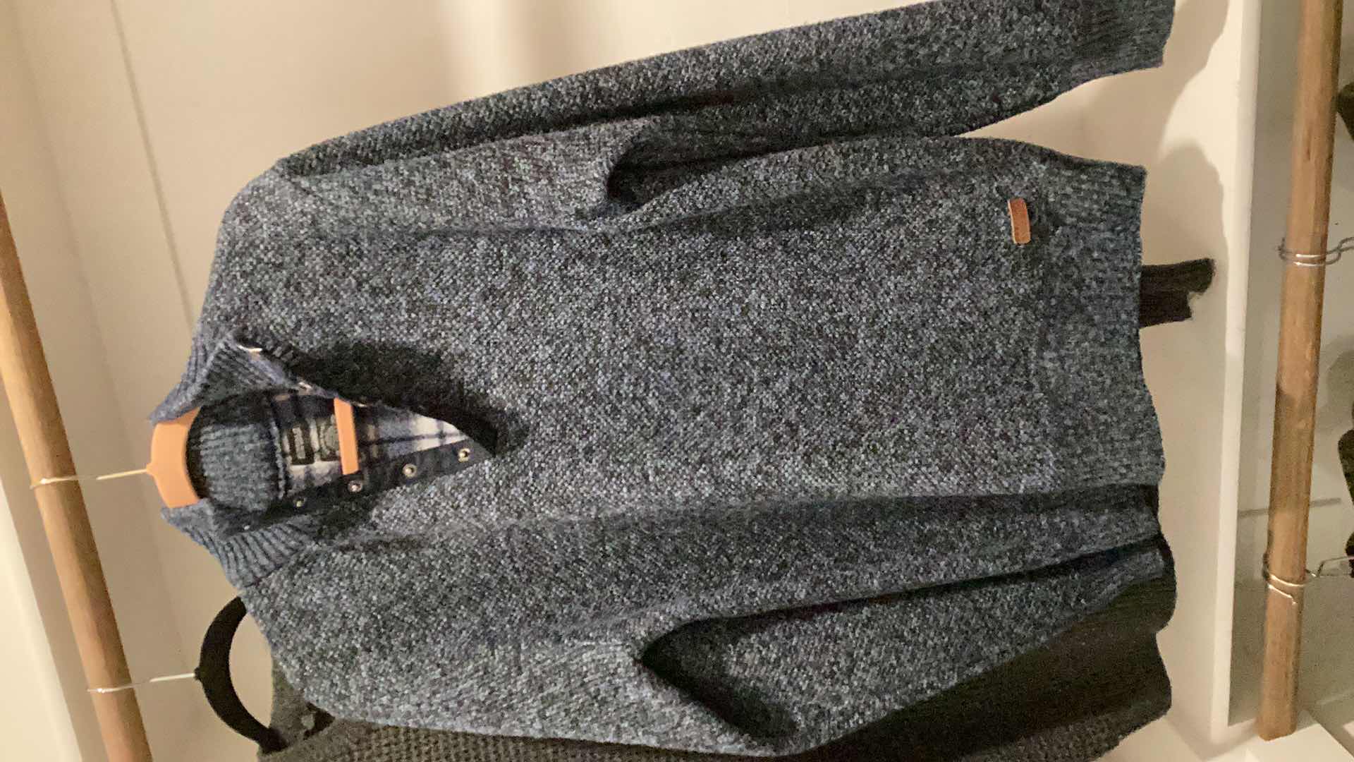 Photo 1 of MENS SWEATERS/LONG SLEEVE SHIRTS - SOME DESIGNER BUFFALO DAVID BITTON-BEN SHERMAN SIZE L 