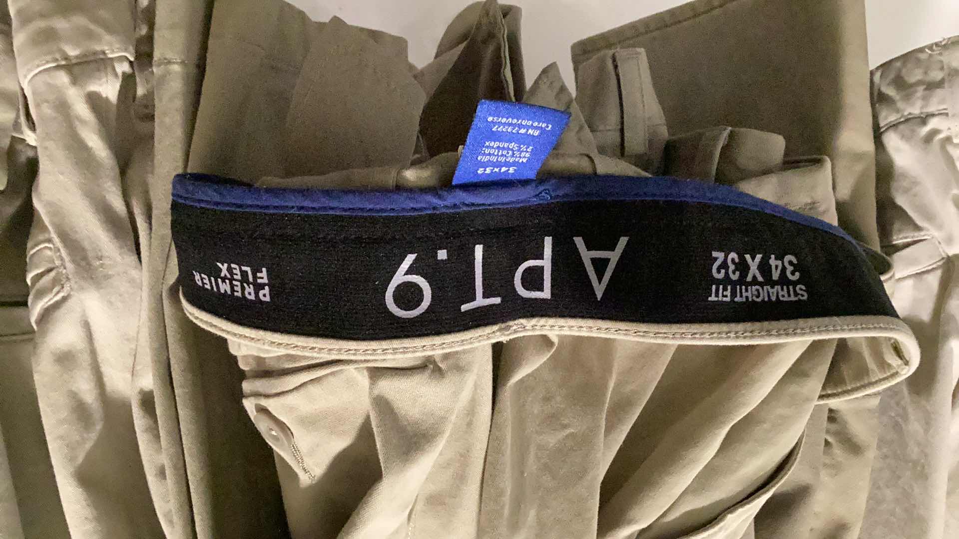 Photo 1 of MENS KHAKI DRESS PANTS-SIZE 34- SOME DESIGNER - DOCKERS-TAYLOR, VINTAGE-APT.9 & MORE 