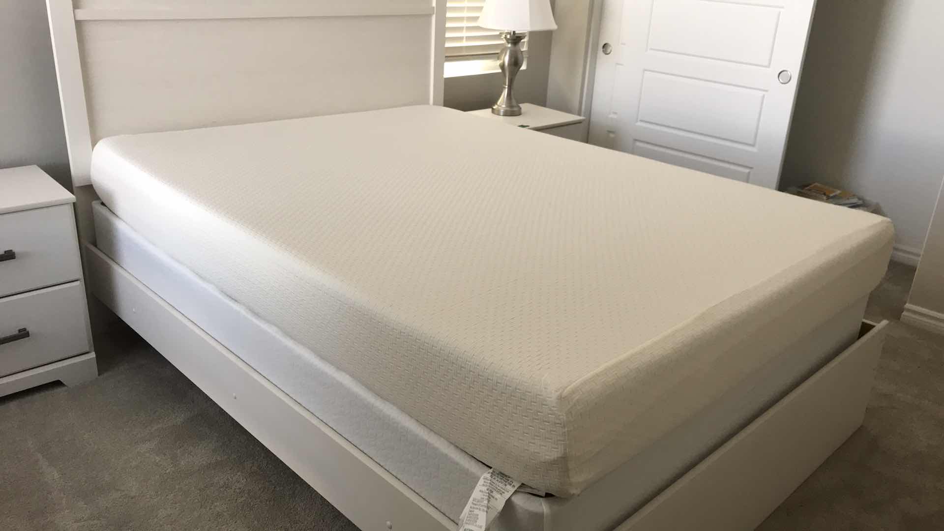 Photo 1 of AHLEY FURNITURE MEMORY FOAM QUEEN SIZE MATTRESS AND BOXSPRING -LIKE NEW 