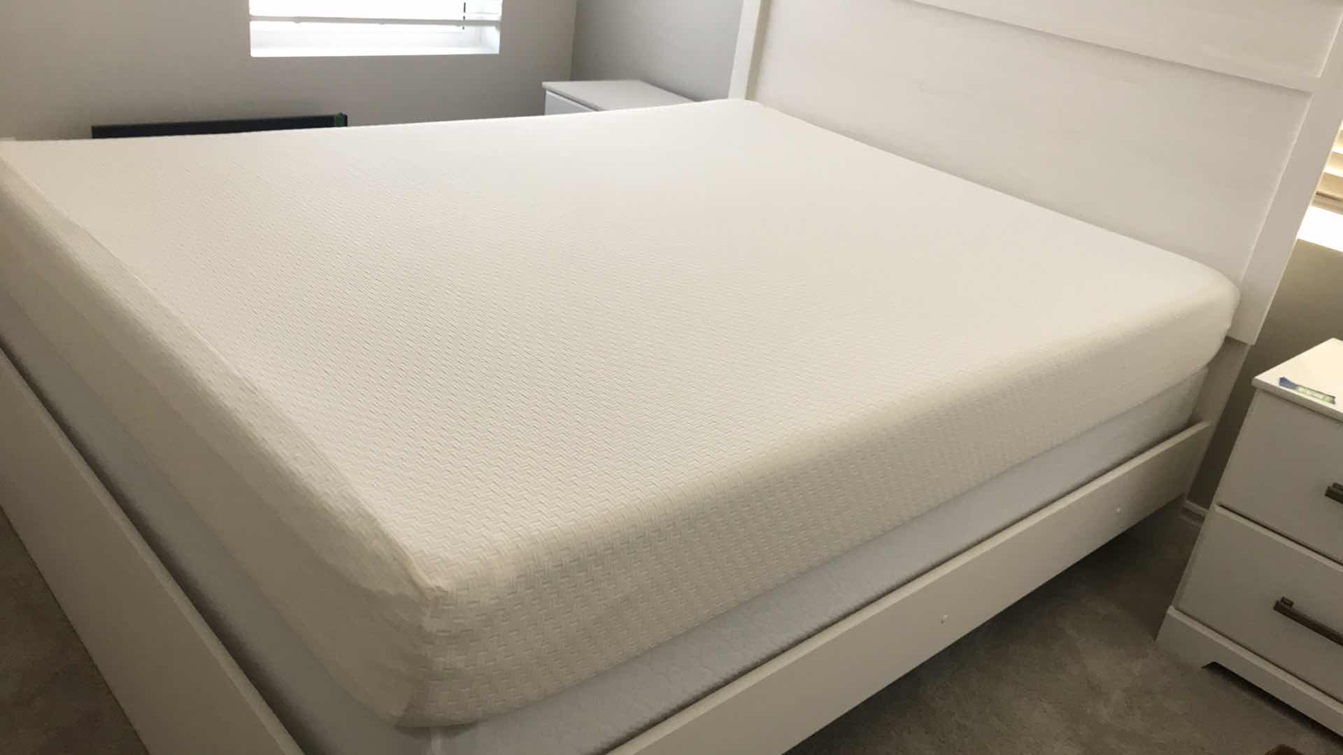 Photo 1 of AHLEY FURNITURE MEMORY FOAM QUEEN SIZE MATTRESS AND BOXSPRING -LIKE NEW 