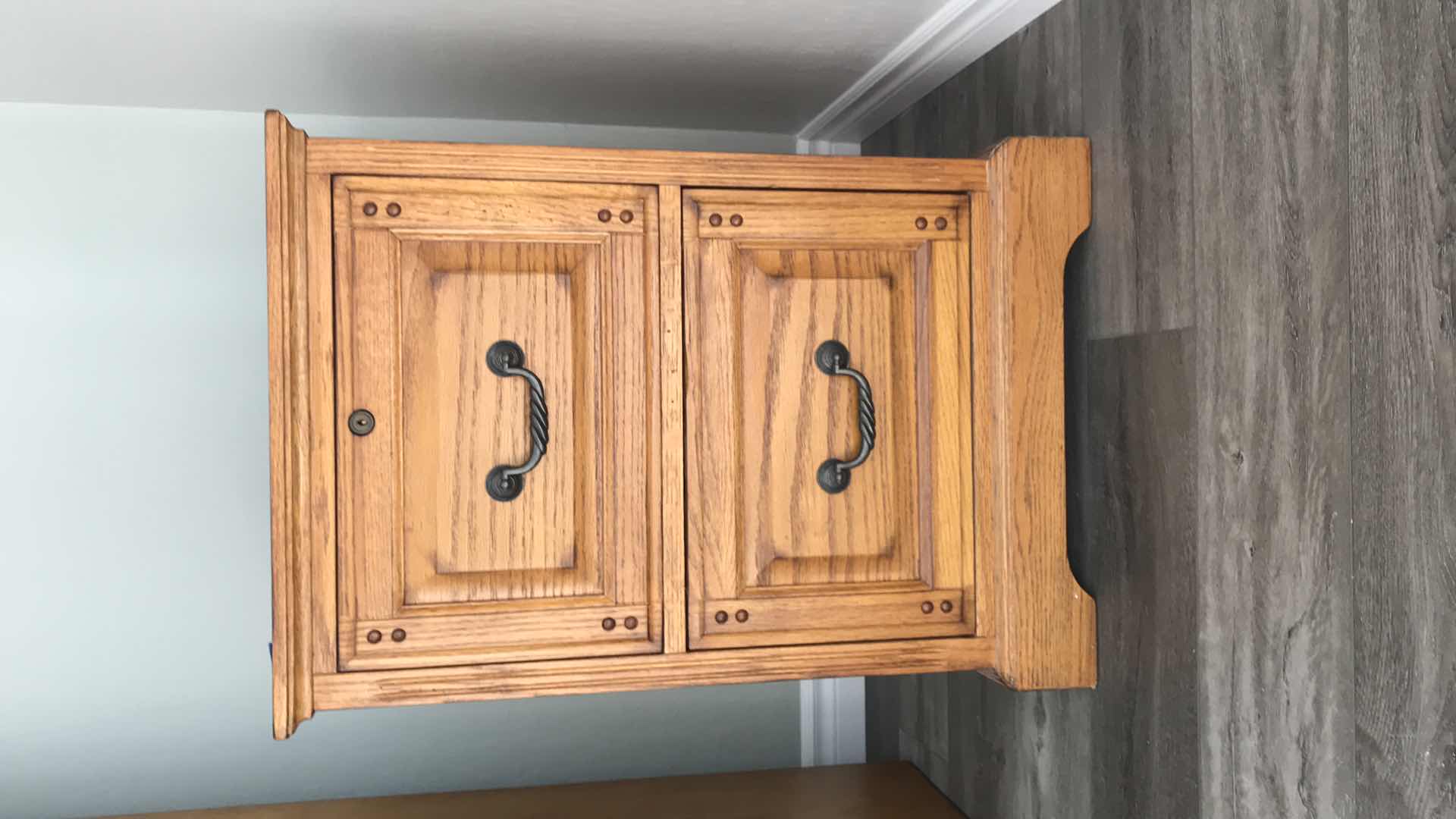 Photo 1 of GOLDEN OAK TRADITIONAL FILE CABINET 21”x25”x30”- MORE OF THIS COLLECTION IN AUCTION -BUYER TO REMOVE FROM SECOND FLOOR-  VERY HEAVY- BRING HELP! 