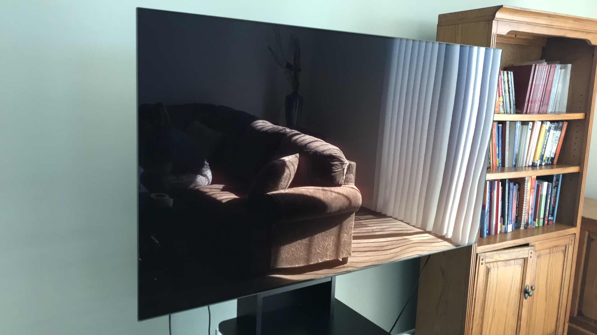 Photo 1 of LG 65” FLAT SCREEN TV W/ REMOTE 