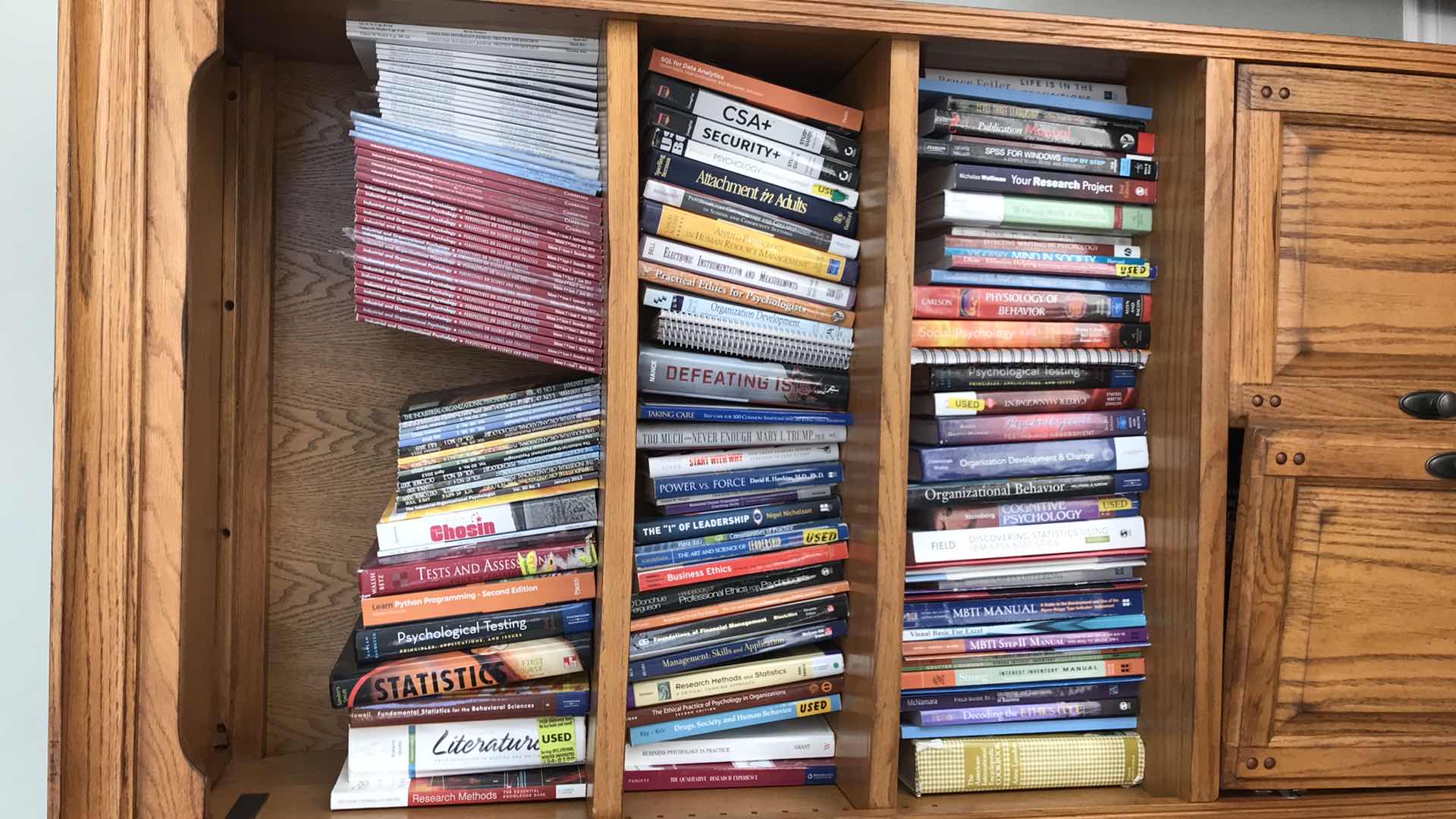 Photo 1 of 3 SHELVES OF BOOKS - CABINET NOT INCLUDED 