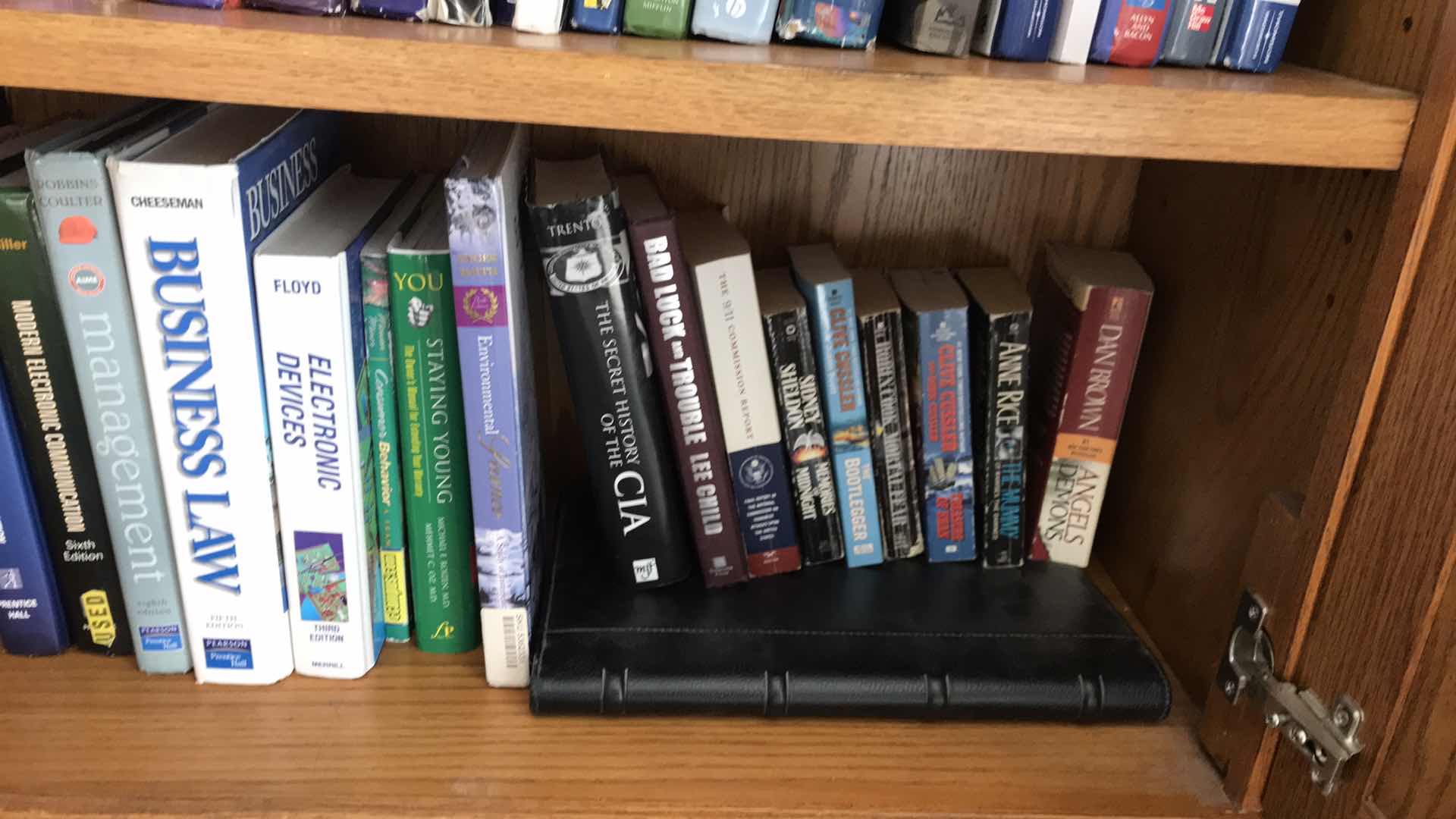 Photo 1 of 2 SHELVES OF BOOKS - CABINET NOT INCLUDED 
