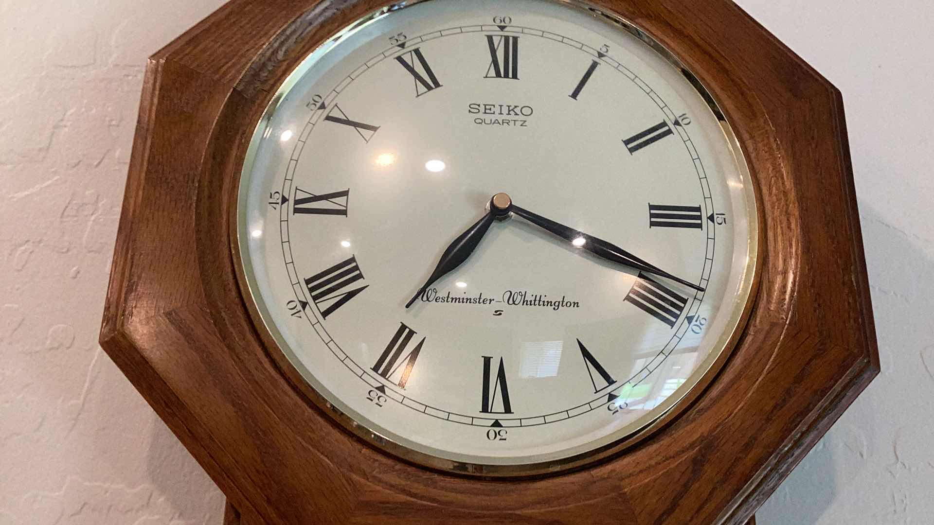 Photo 1 of SEIKO QUARTZ WESTMINSTER- WHITTINGTON PENDULUM WALL CLOCK 21” H