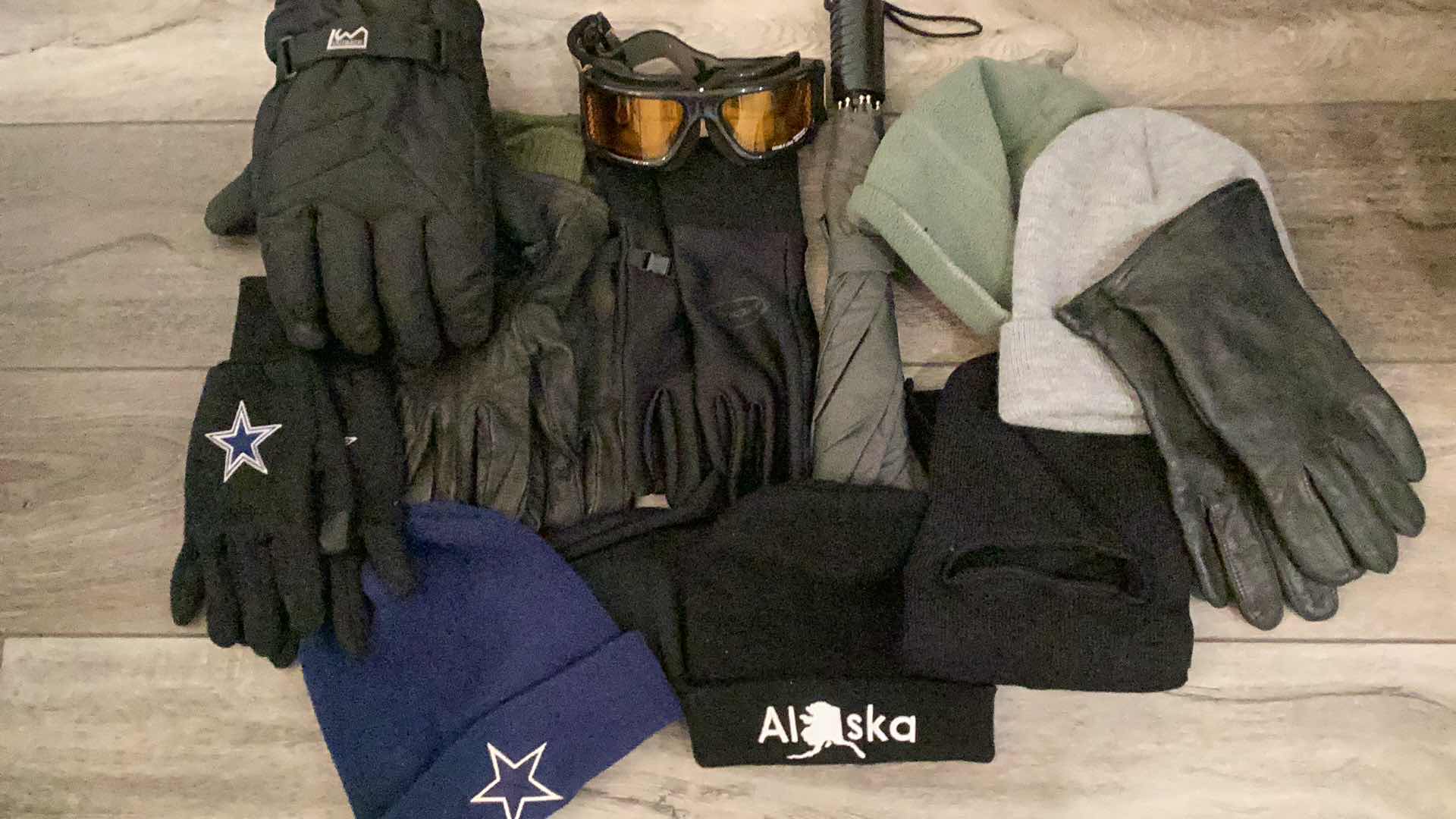 Photo 1 of MENS ACCESSORIES- GLOVES, HATS & MORE- SOME COWBOYS