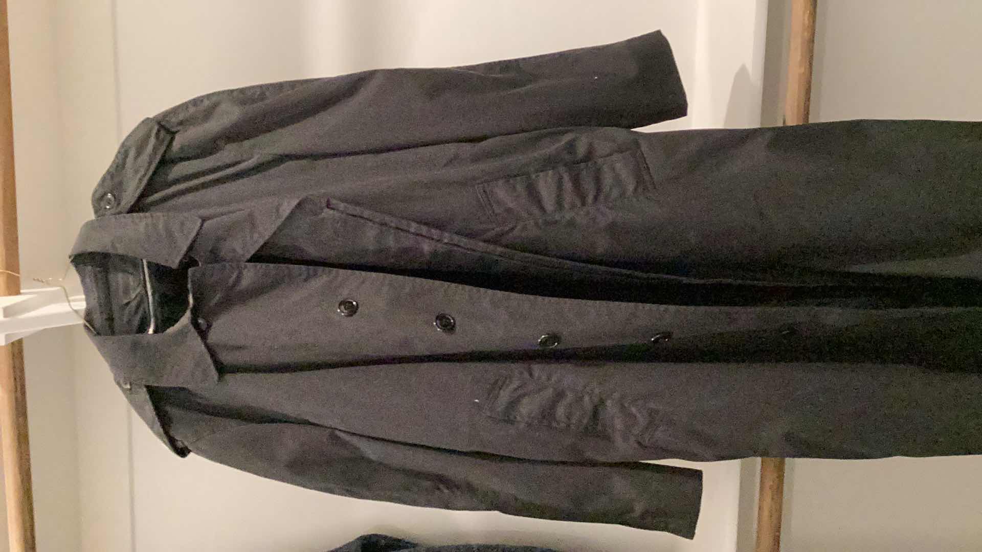 Photo 1 of USA MILITARY MENS TRENCHCOAT WITH REMOVABLE FUR LINING.