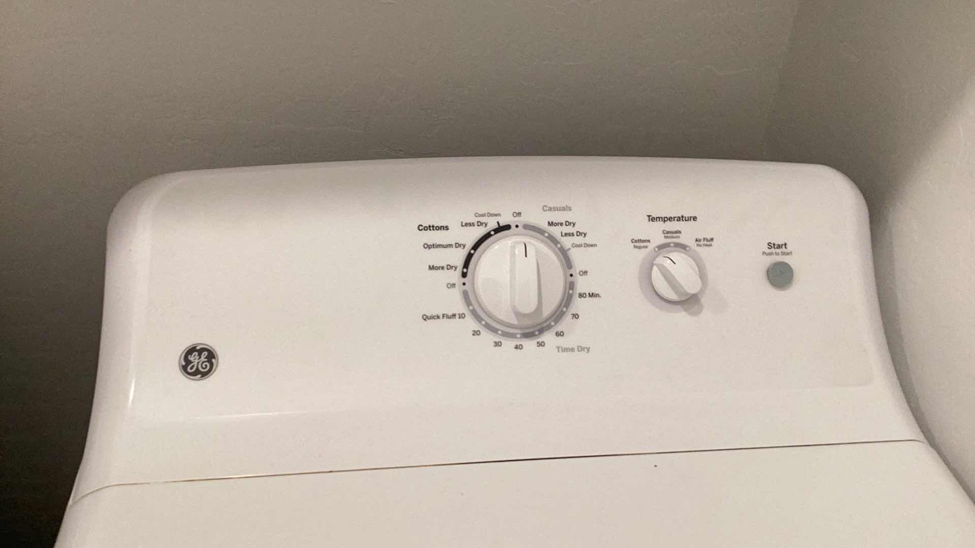 Photo 1 of GE 6.2 CU FT. CAPACITY ALUMINIUM ALLOY DRUM GAS DRYER MODEL GTX22GASK0WW 